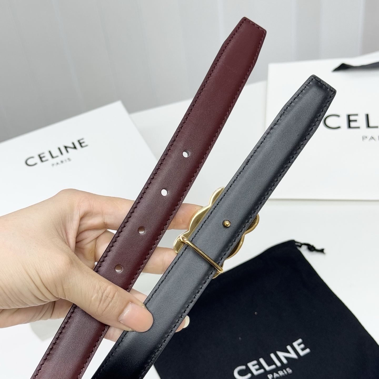 Celine Female Basic Belt Cow Leather L