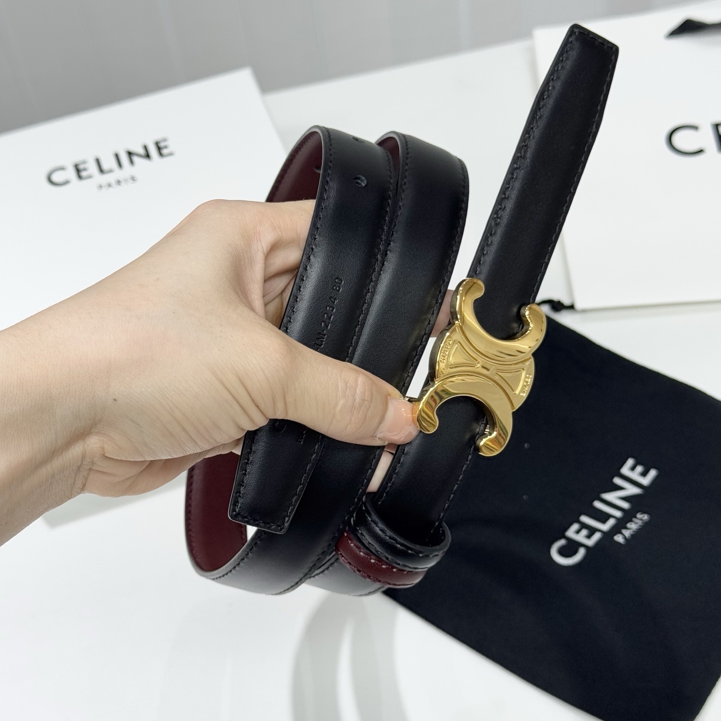 Celine Female Basic Belt Cow Leather L