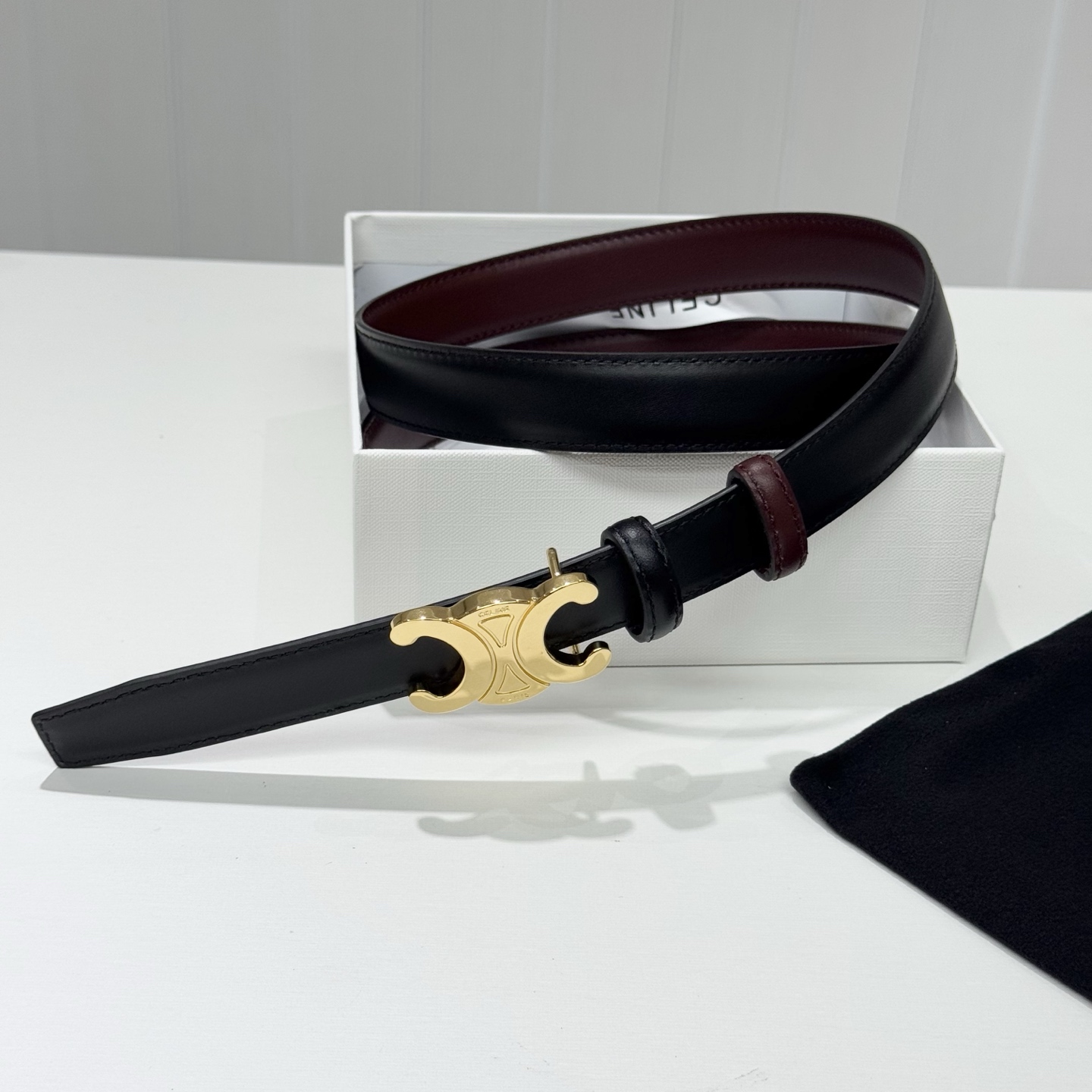 Celine Female Basic Belt Cow Leather L