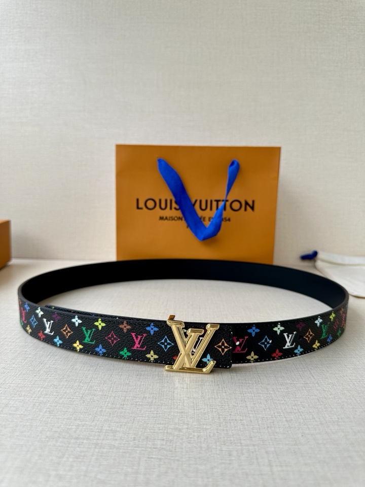 Louis Vuitton Female Basic Belt Canvas M-l