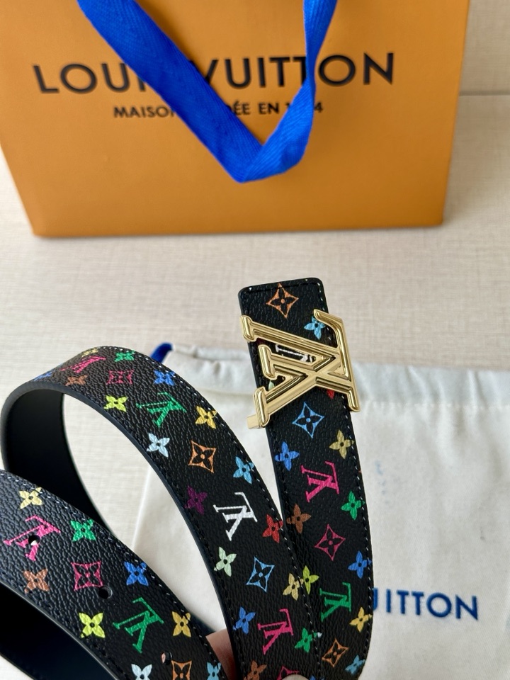 Louis Vuitton Female Basic Belt Canvas M-l