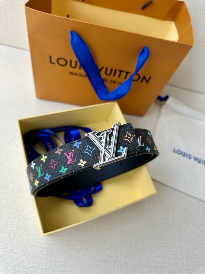 Louis Vuitton Female Basic Belt Canvas M-l