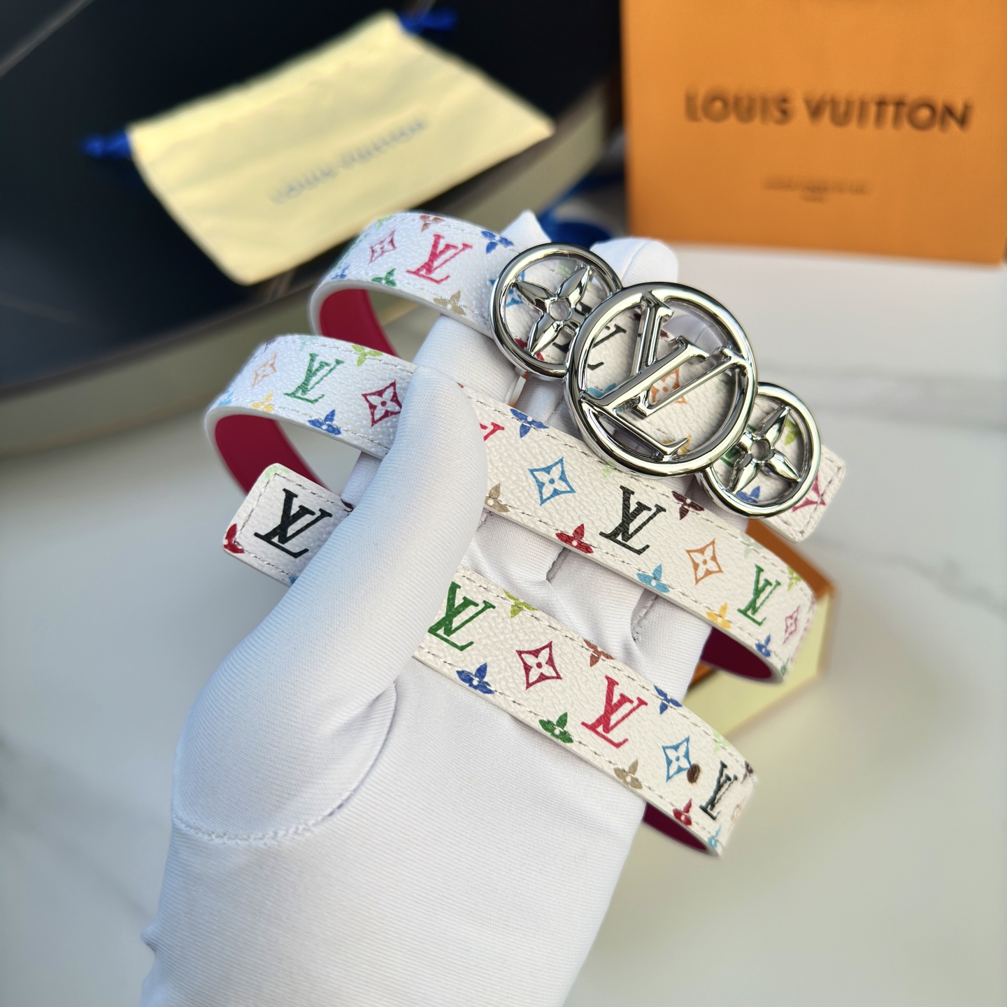 Louis Vuitton Female Basic Belt Cow Leather M