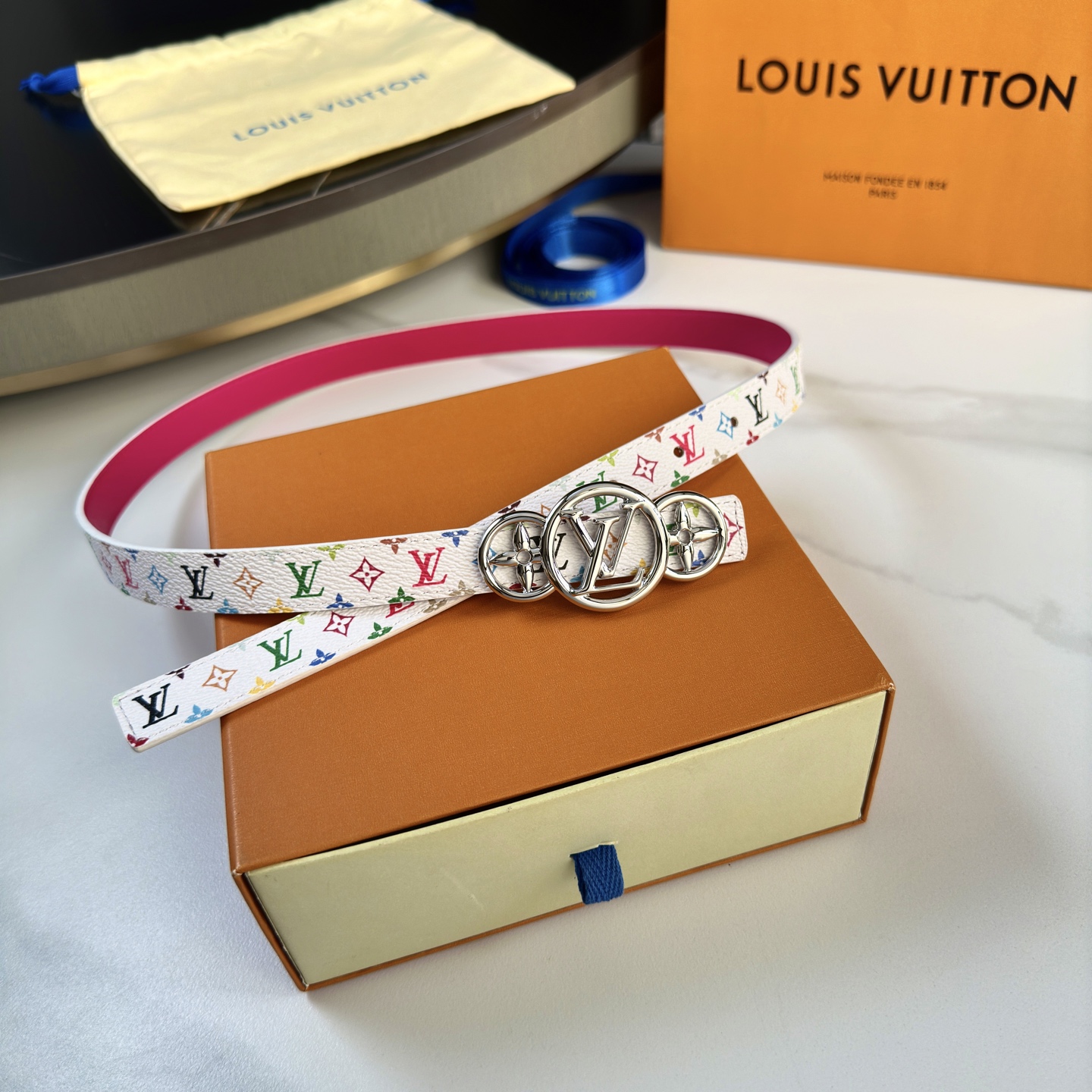Louis Vuitton Female Basic Belt Cow Leather M