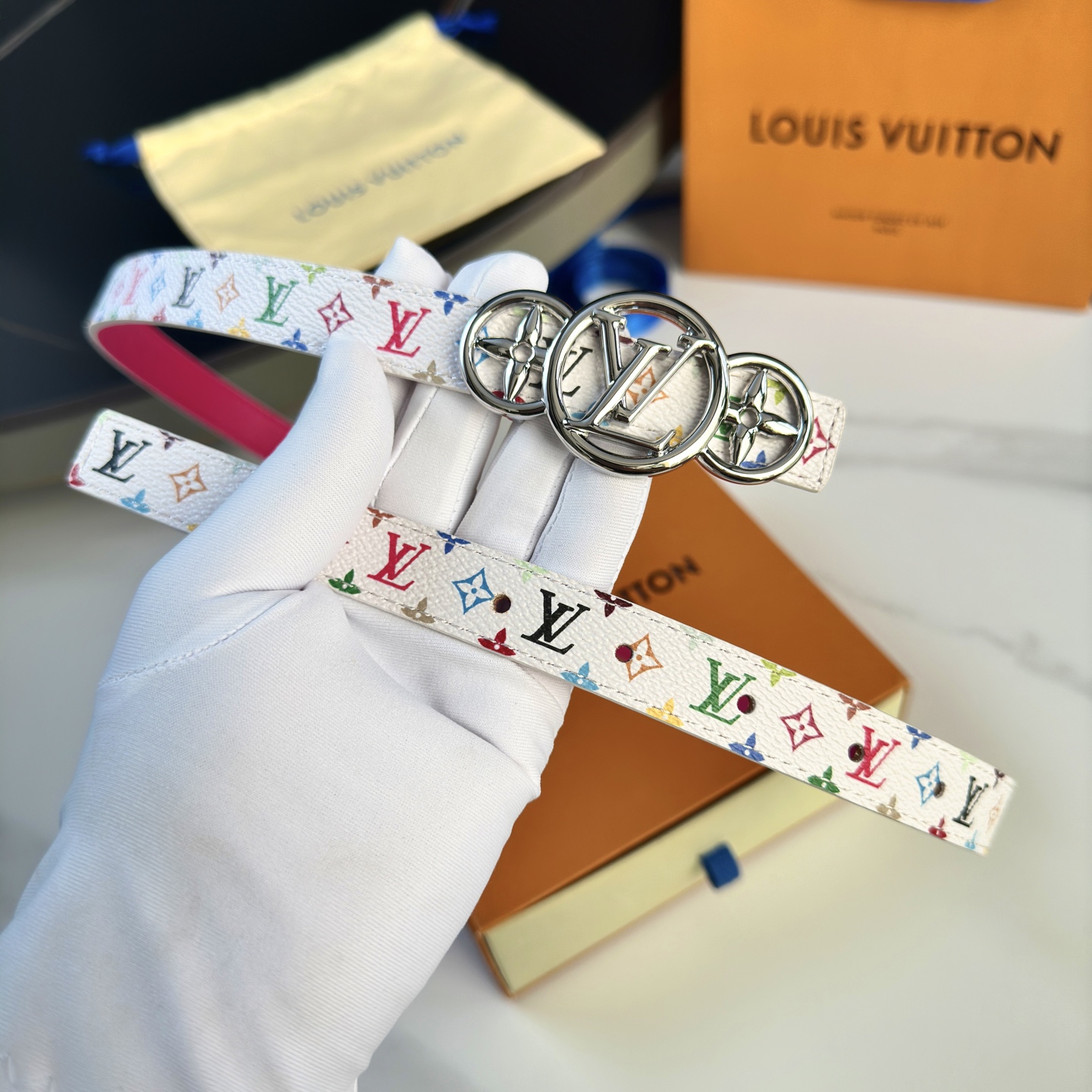 Louis Vuitton Female Basic Belt Cow Leather M