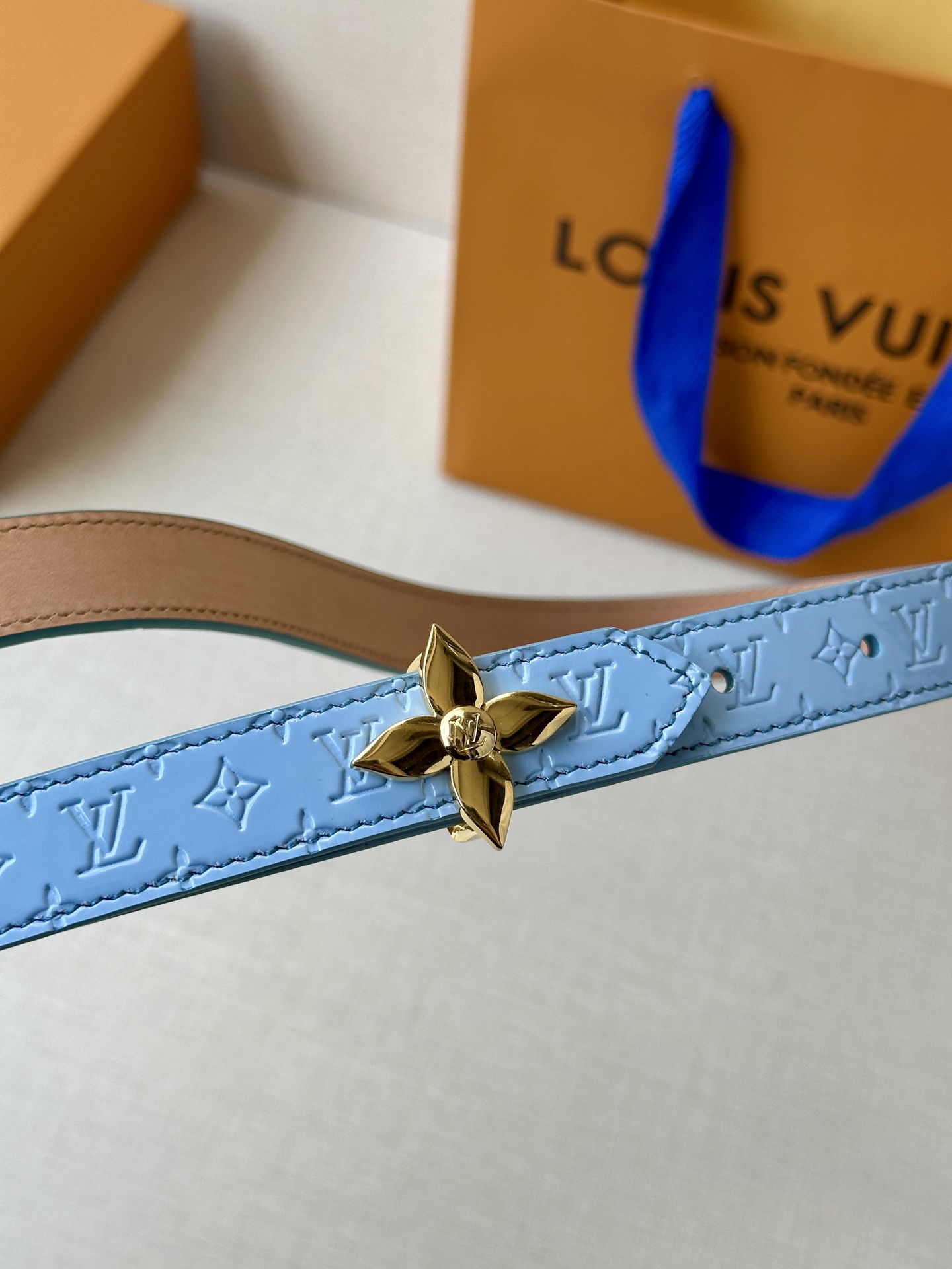 Louis Vuitton Female Basic Belt Cow Leather S-m-l
