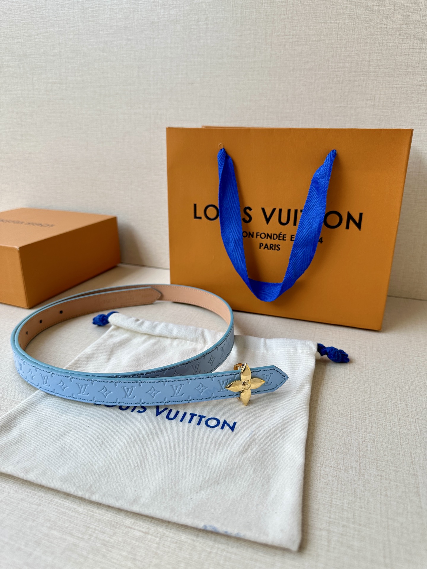 Louis Vuitton Female Basic Belt Cow Leather S-m-l