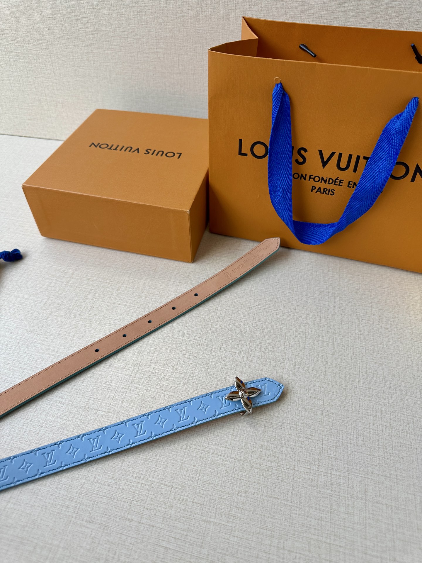 Louis Vuitton Female Basic Belt Cow Leather S-m-l