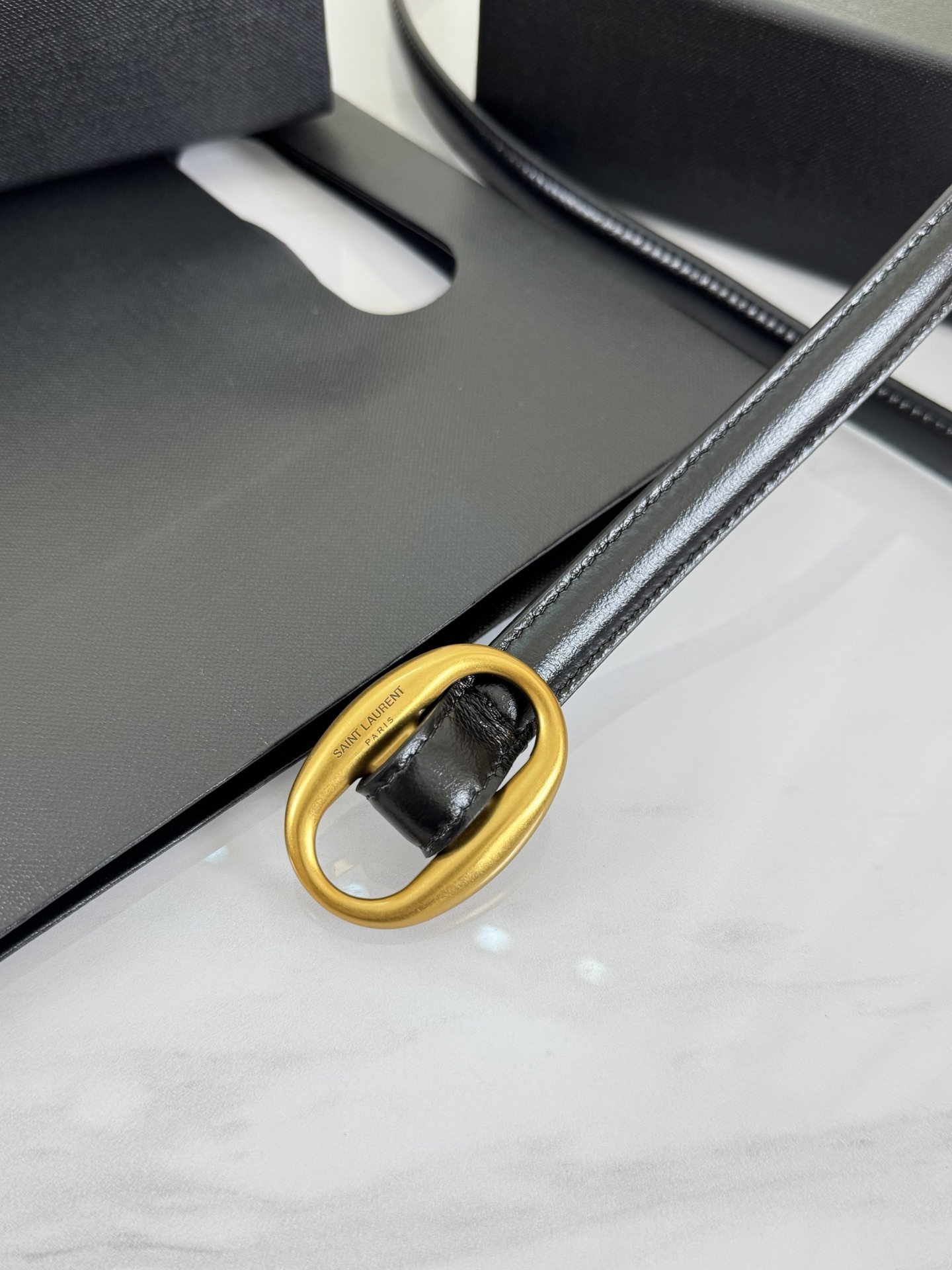 Saint Laurent Female Leather Belt S-m-l