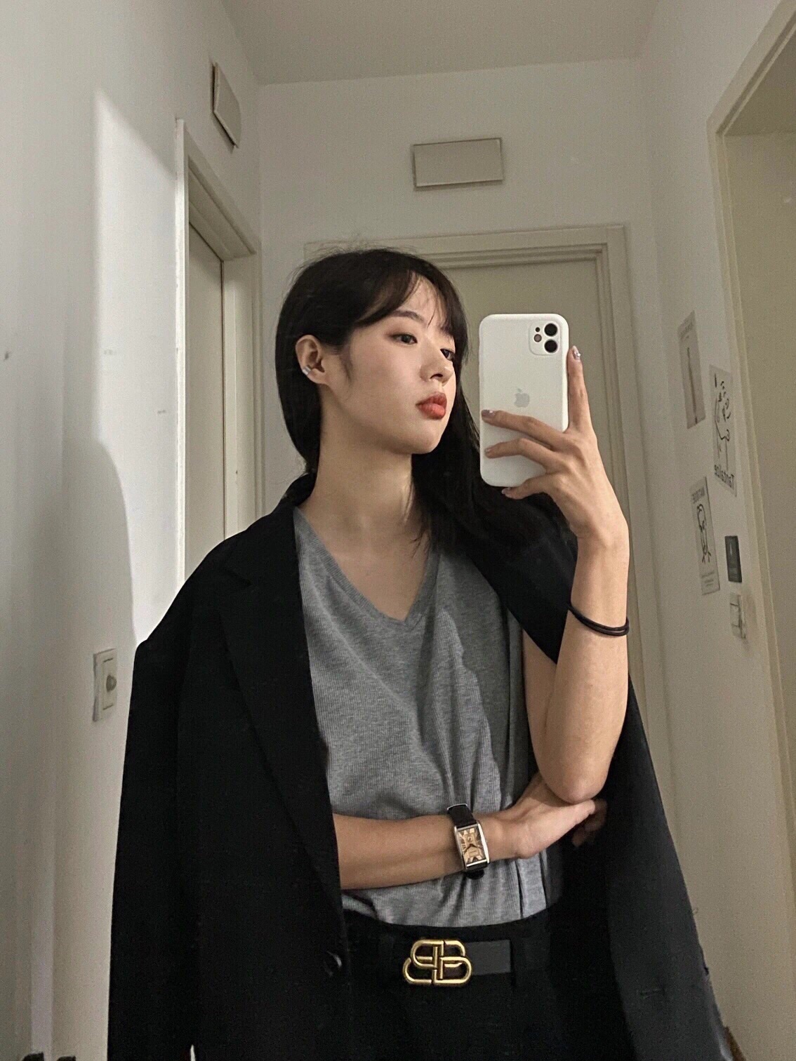 Balenciaga Female Basic Belt L