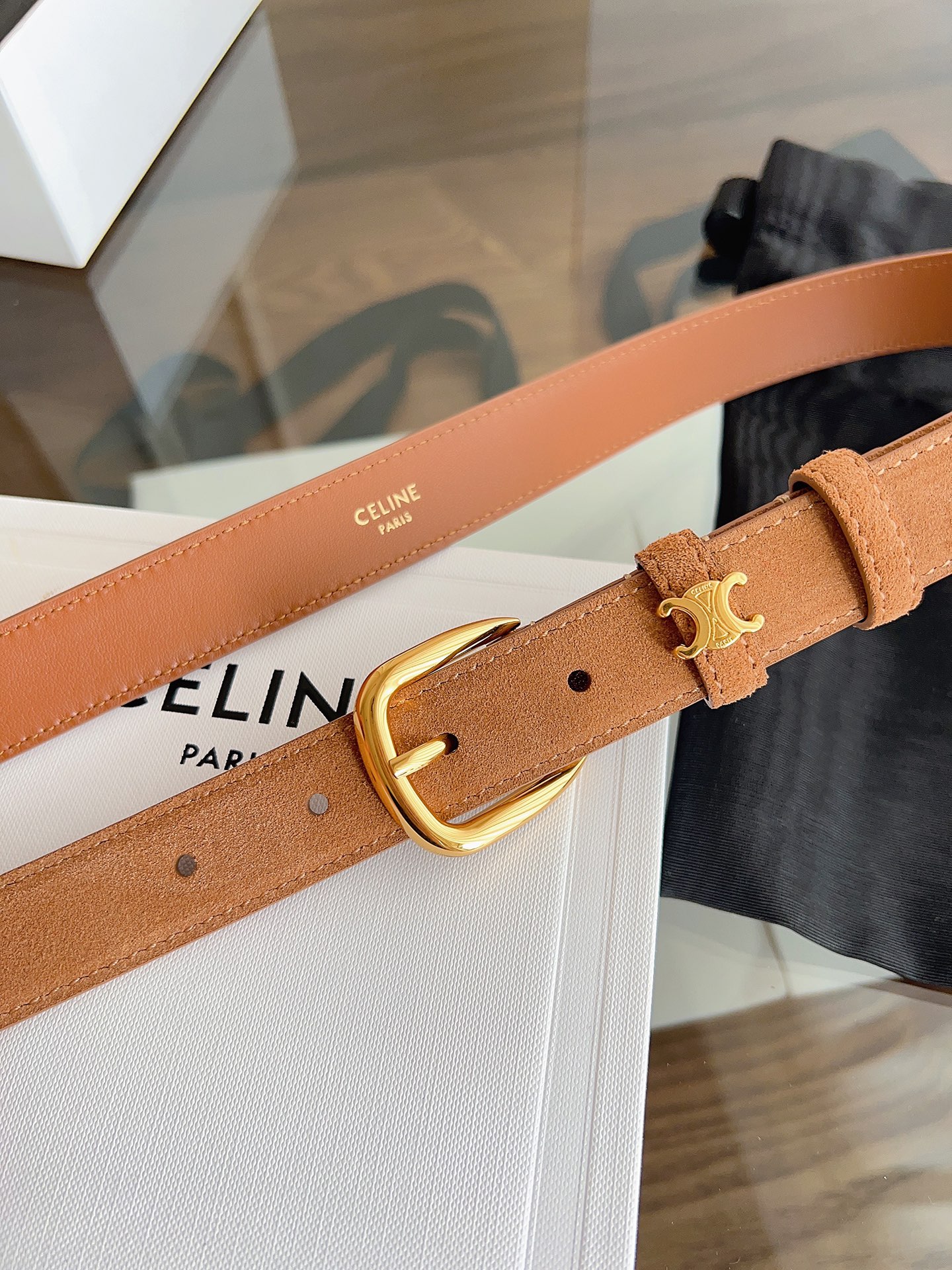Celine Female Basic Belt Cow Leather M-l