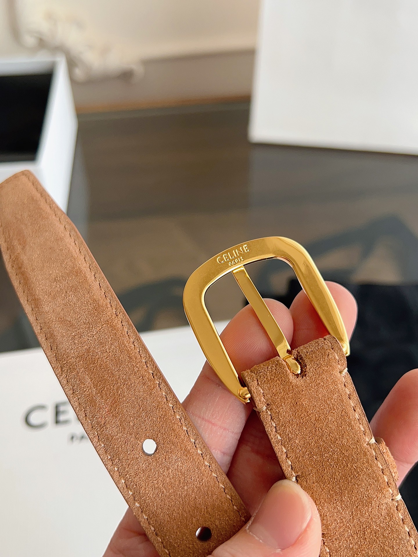 Celine Female Basic Belt Cow Leather M-l