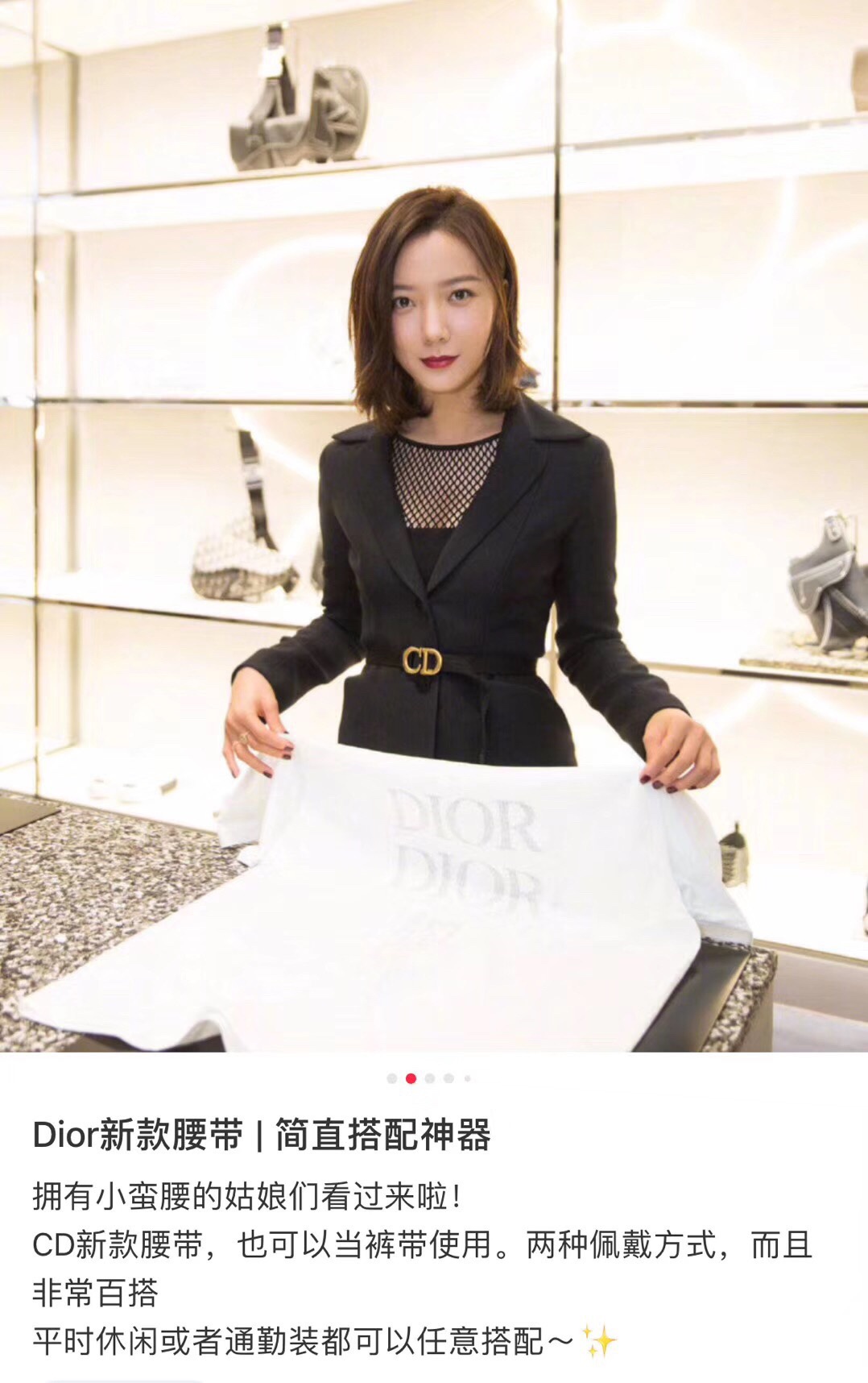 Dior Female Basic Belt M