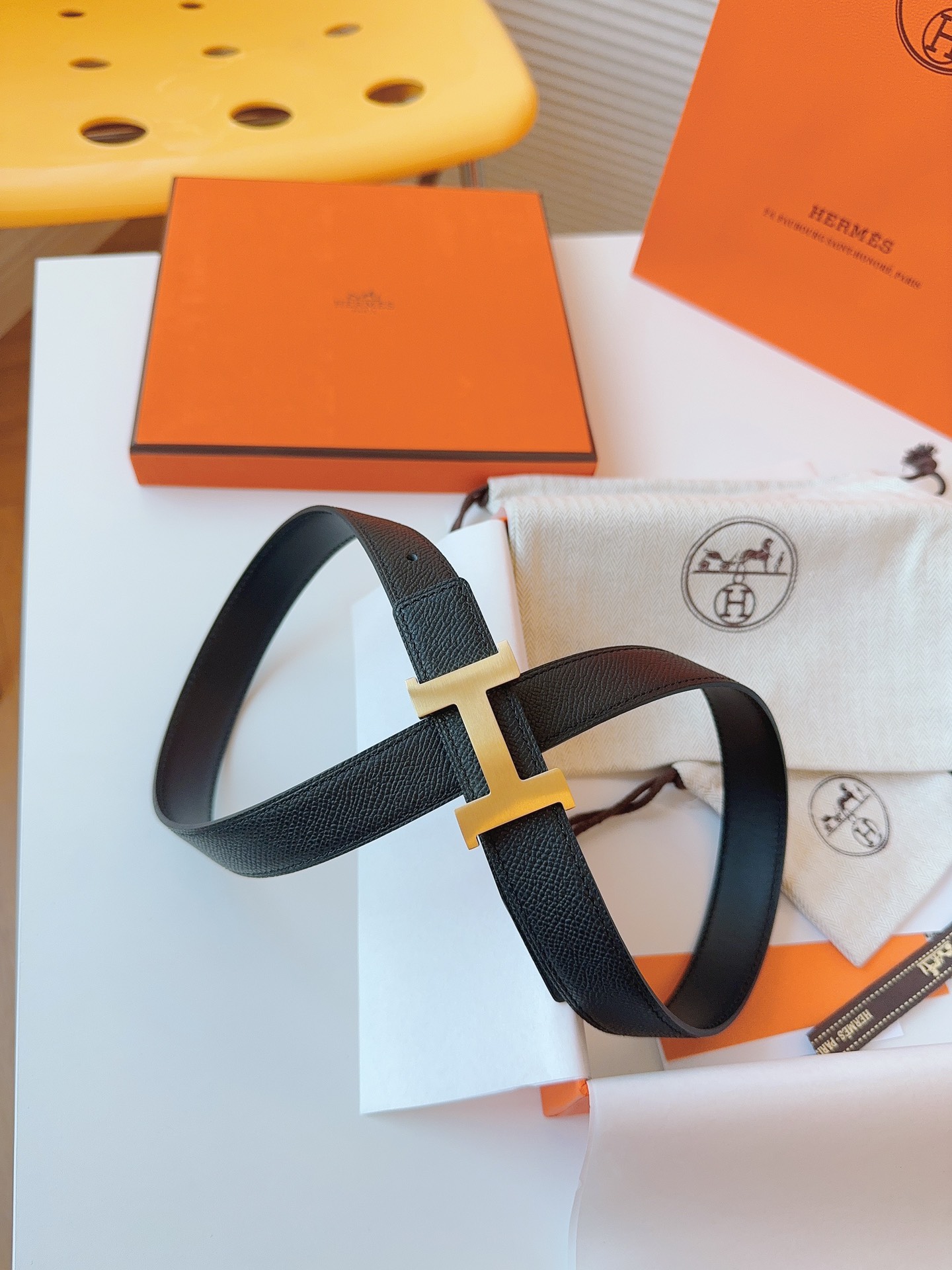 Hermès Female Basic Belt Cow Leather S-m