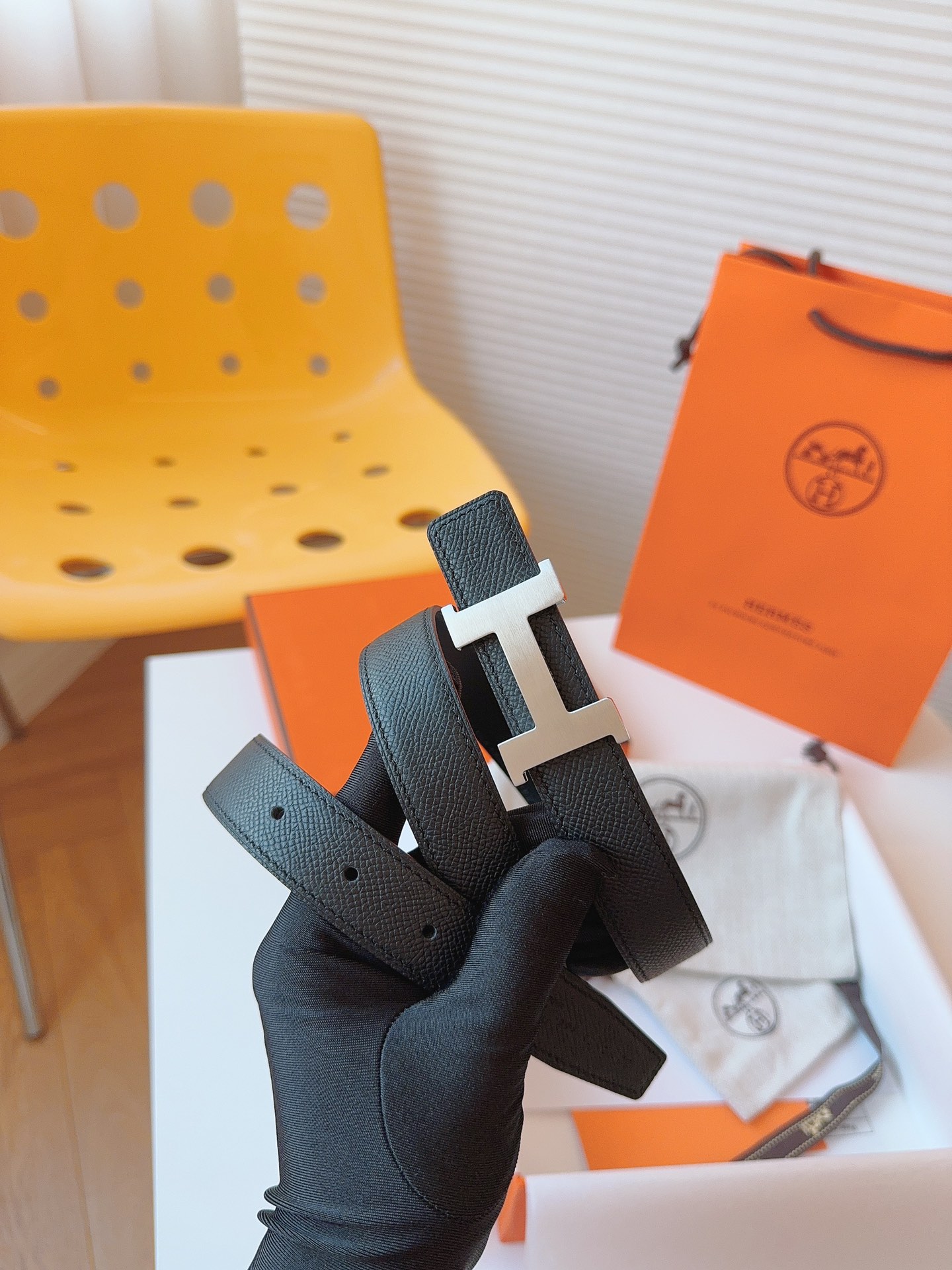 Hermès Female Basic Belt Cow Leather S-m