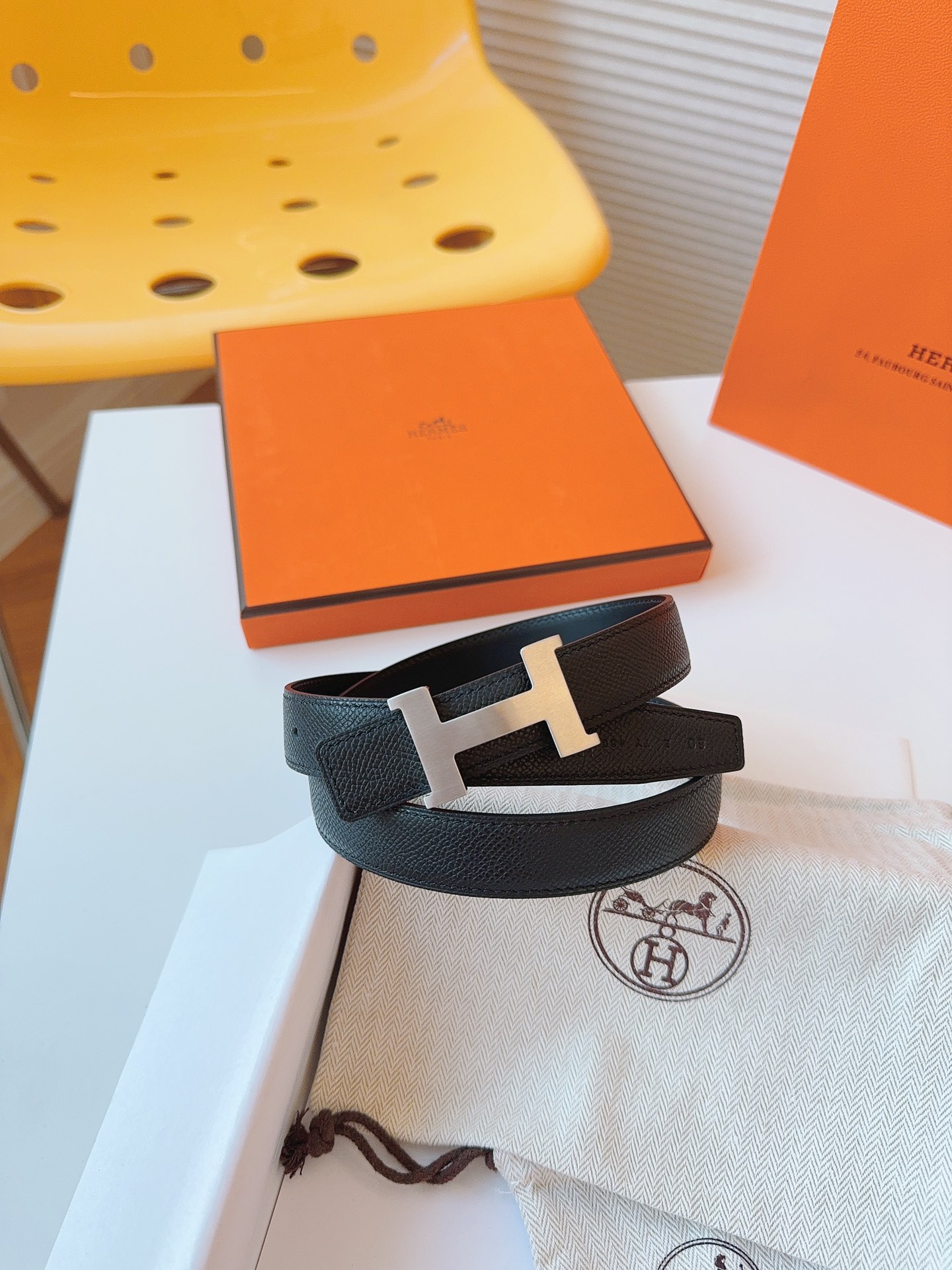 Hermès Female Basic Belt Cow Leather S-m