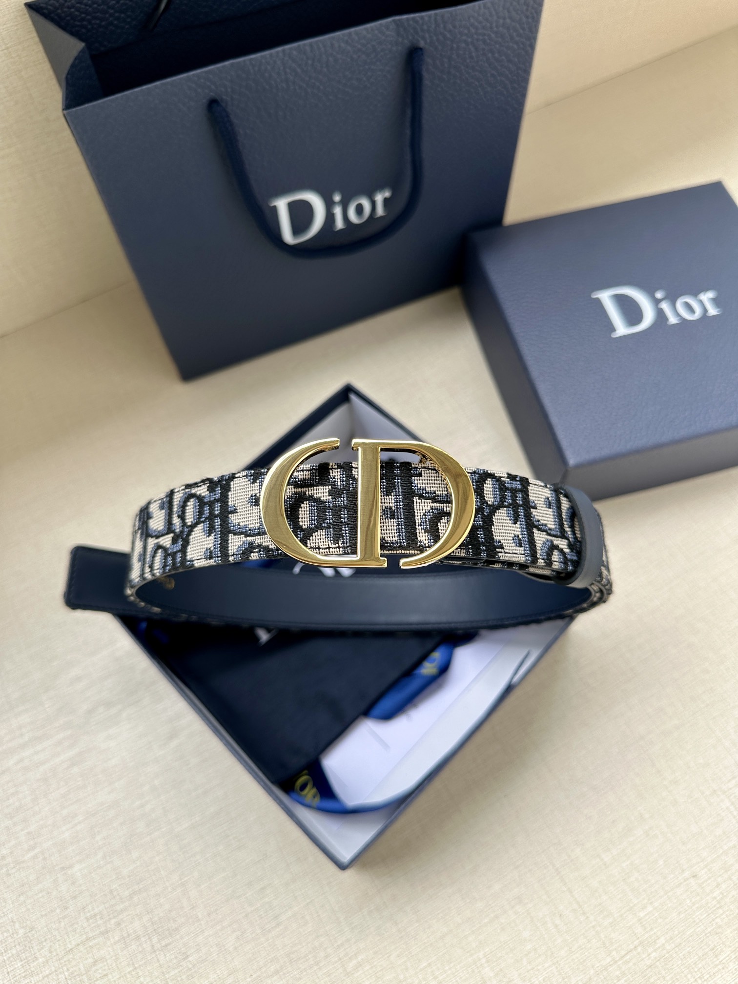 Dior Female Basic Belt Gold S-m-l