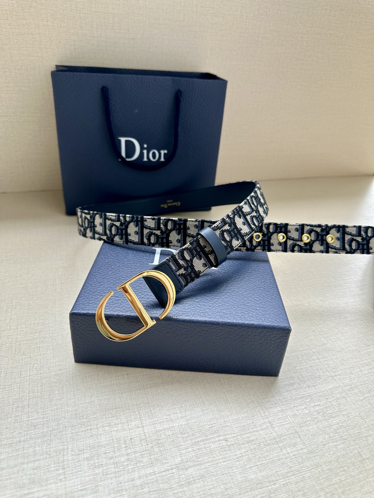 Dior Female Basic Belt Gold S-m-l