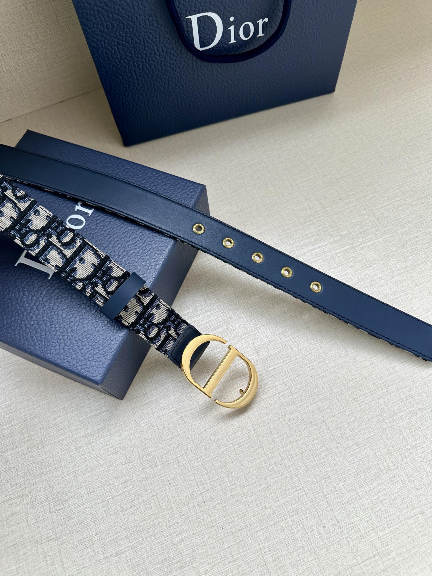 Dior Female Basic Belt Gold S-m-l