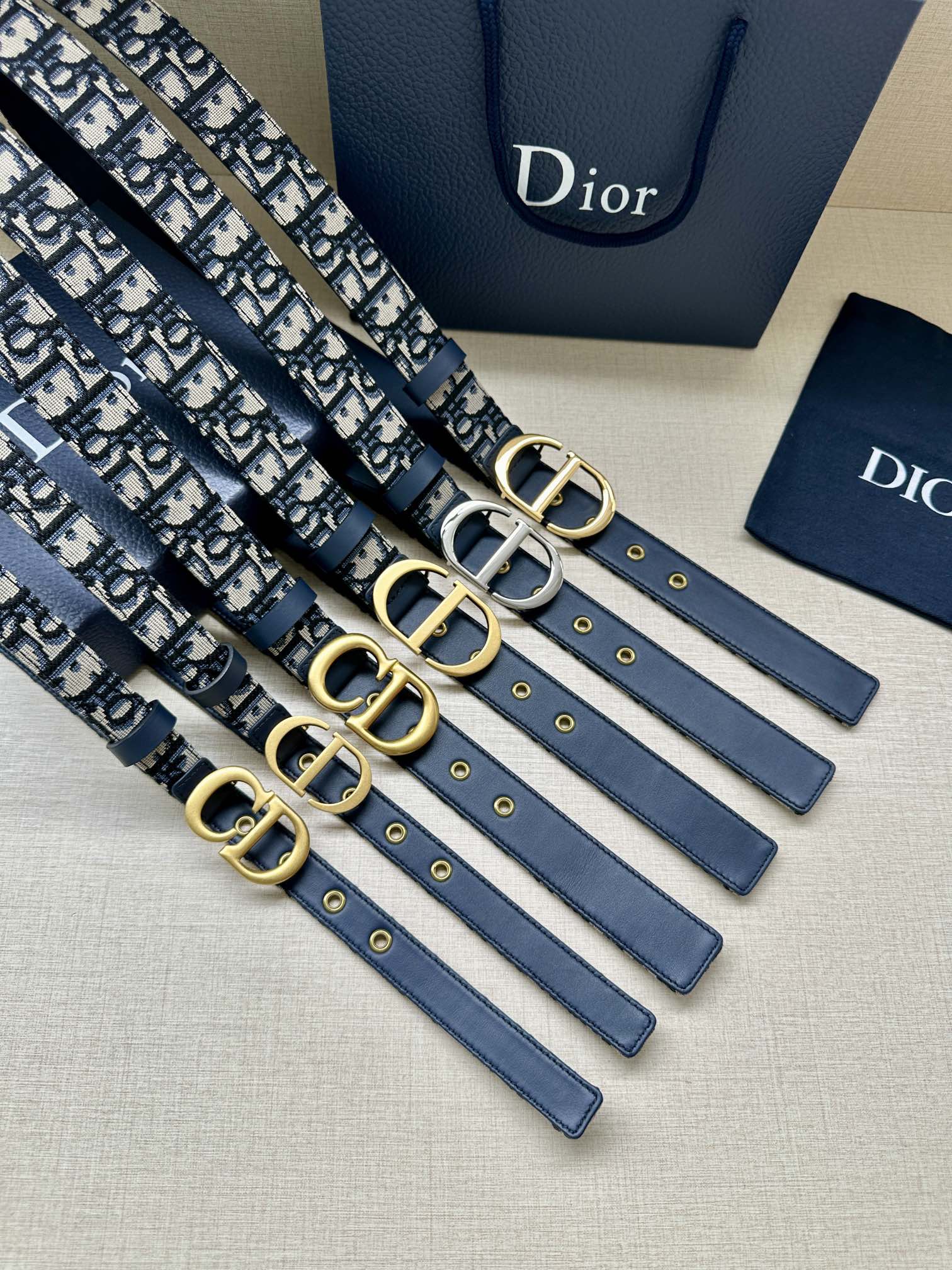 Dior Female Basic Belt Gold S-m-l