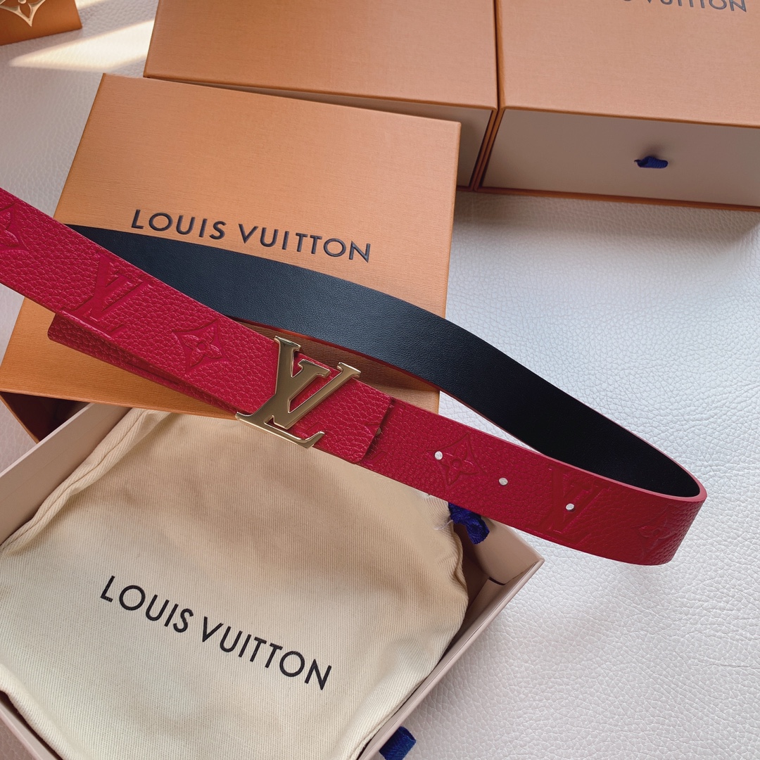 Louis Vuitton Female Basic Belt Cow Leather L