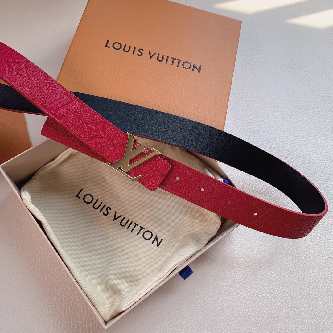 Louis Vuitton Female Basic Belt Cow Leather L