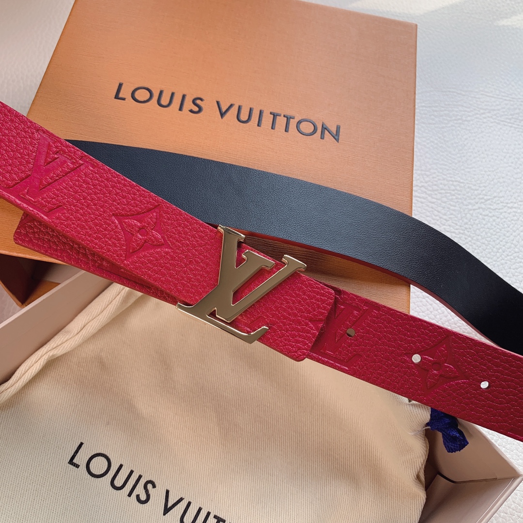 Louis Vuitton Female Basic Belt Cow Leather L