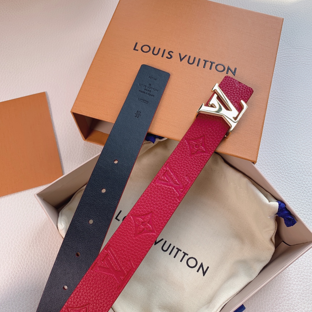 Louis Vuitton Female Basic Belt Cow Leather L