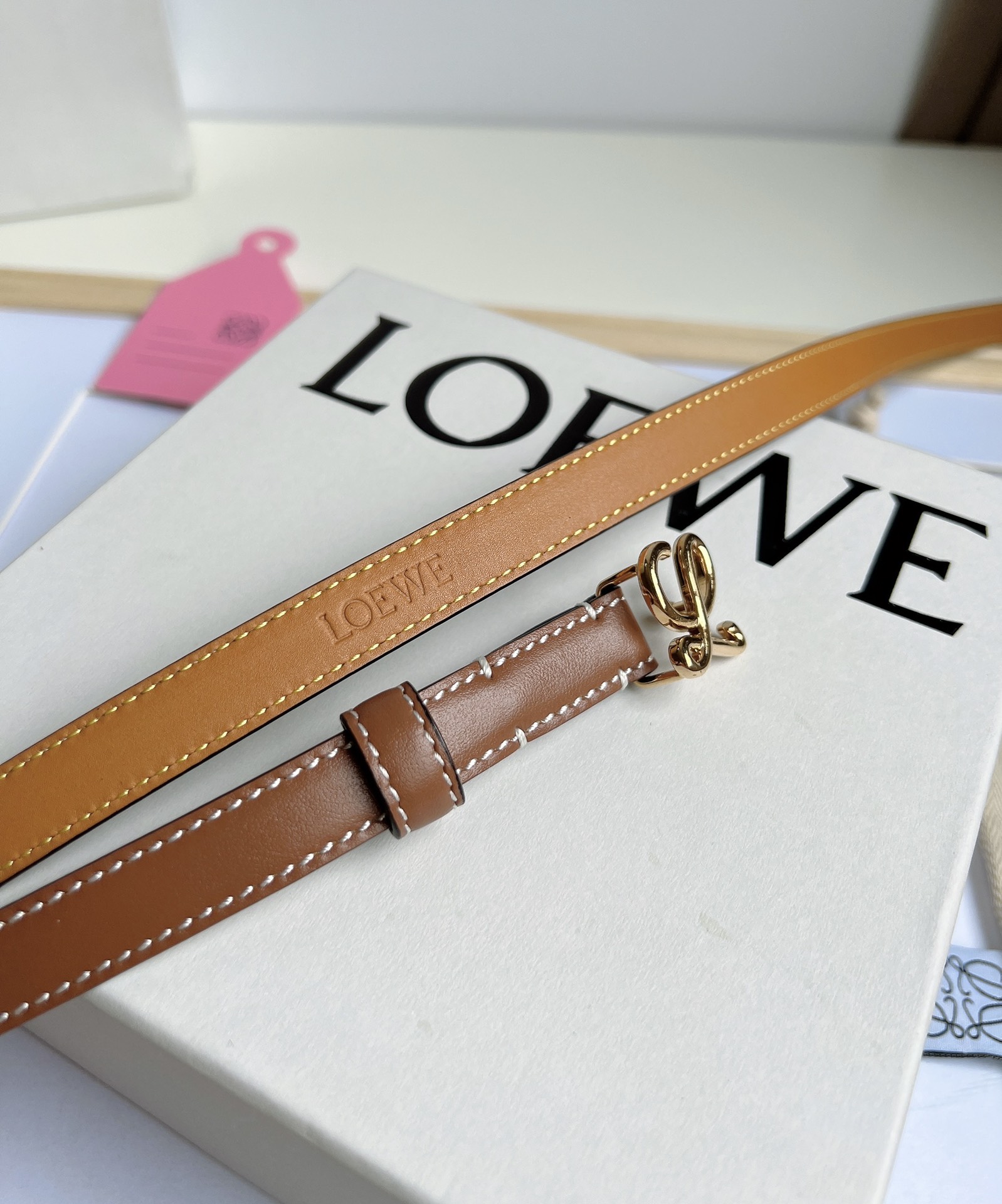 Loewe Female Basic Belt Cow Leather M-l