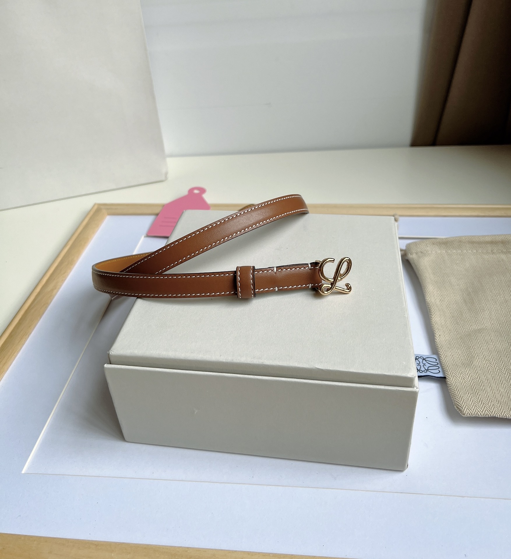 Loewe Female Basic Belt Cow Leather M-l