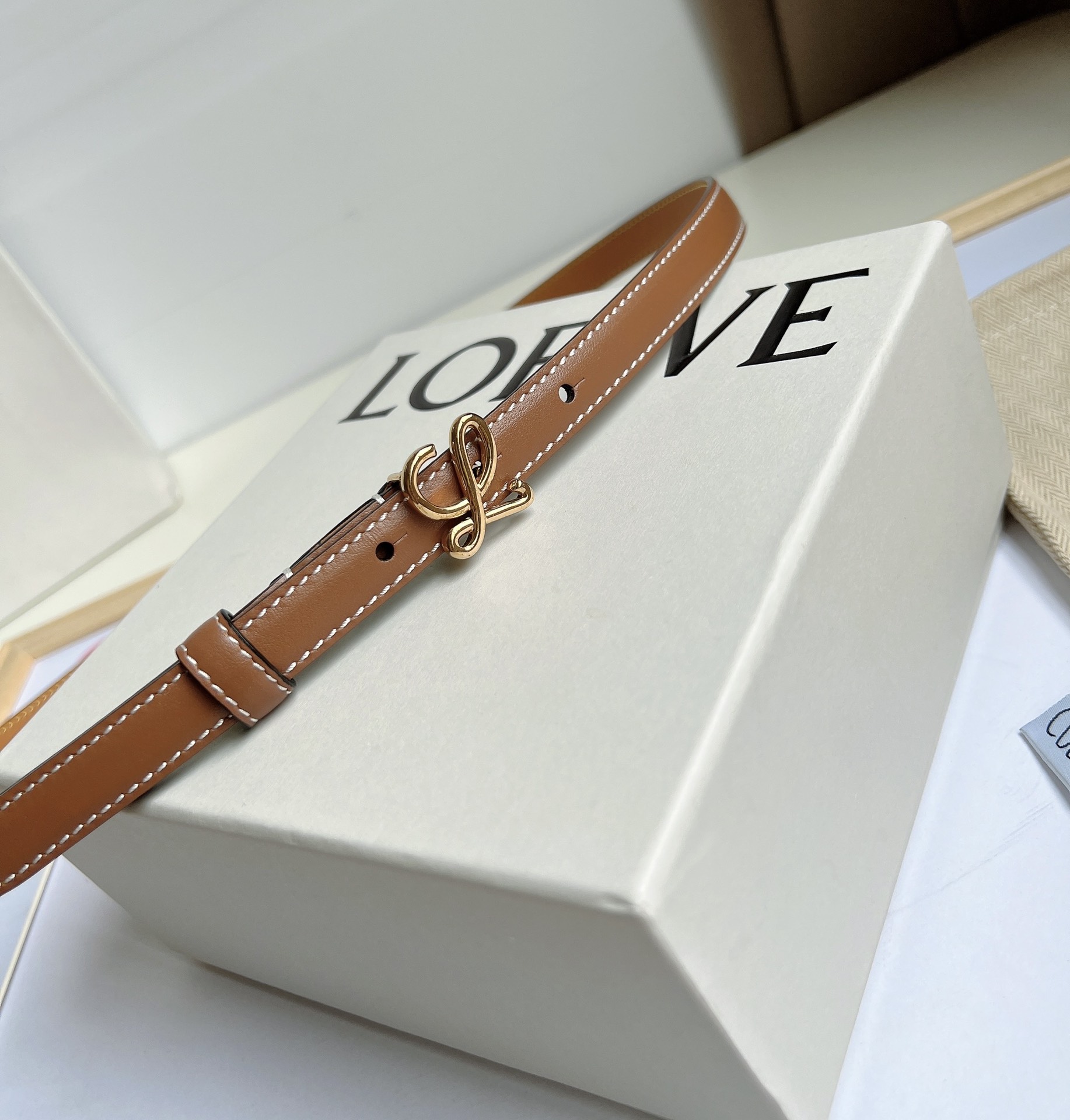 Loewe Female Basic Belt Cow Leather M-l