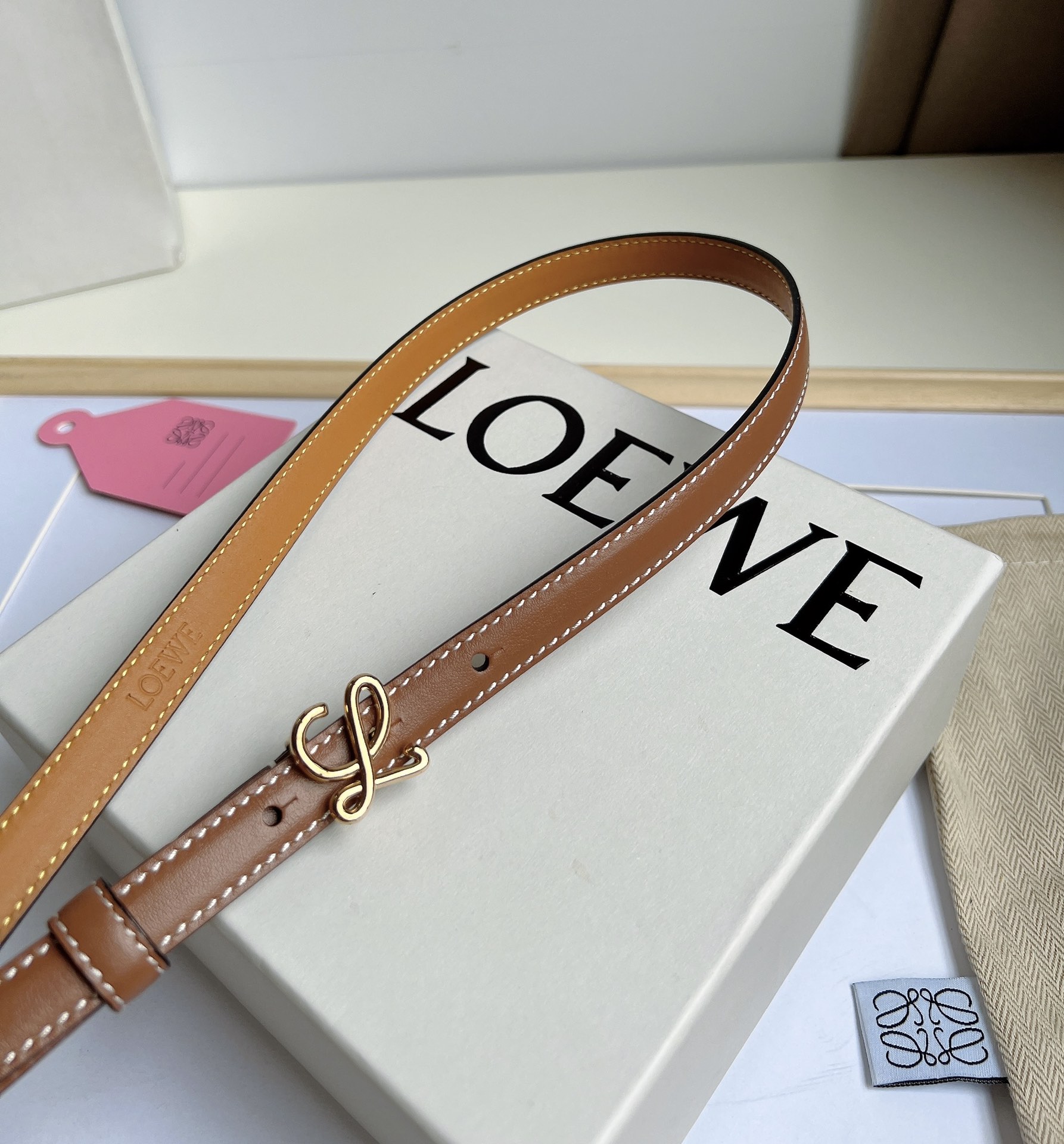 Loewe Female Basic Belt Cow Leather M-l