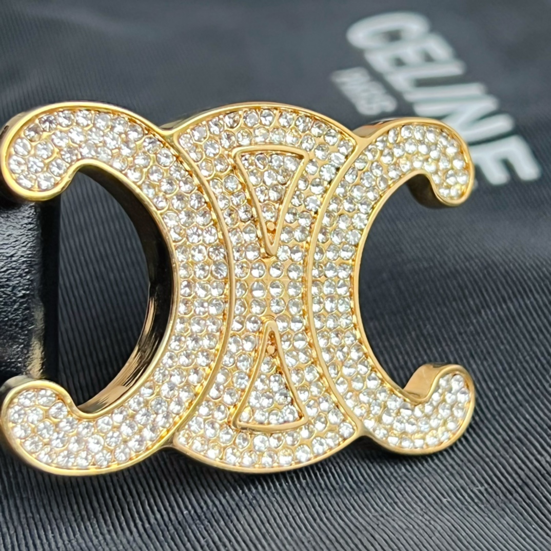 Celine Female Leather Belt Cow Leather M-l