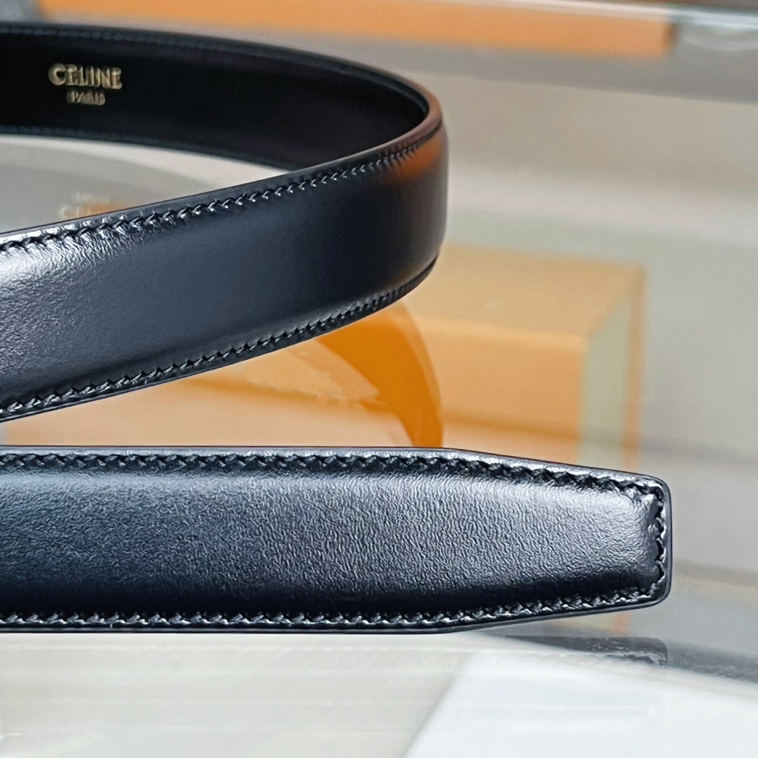 Celine Female Leather Belt Cow Leather M-l