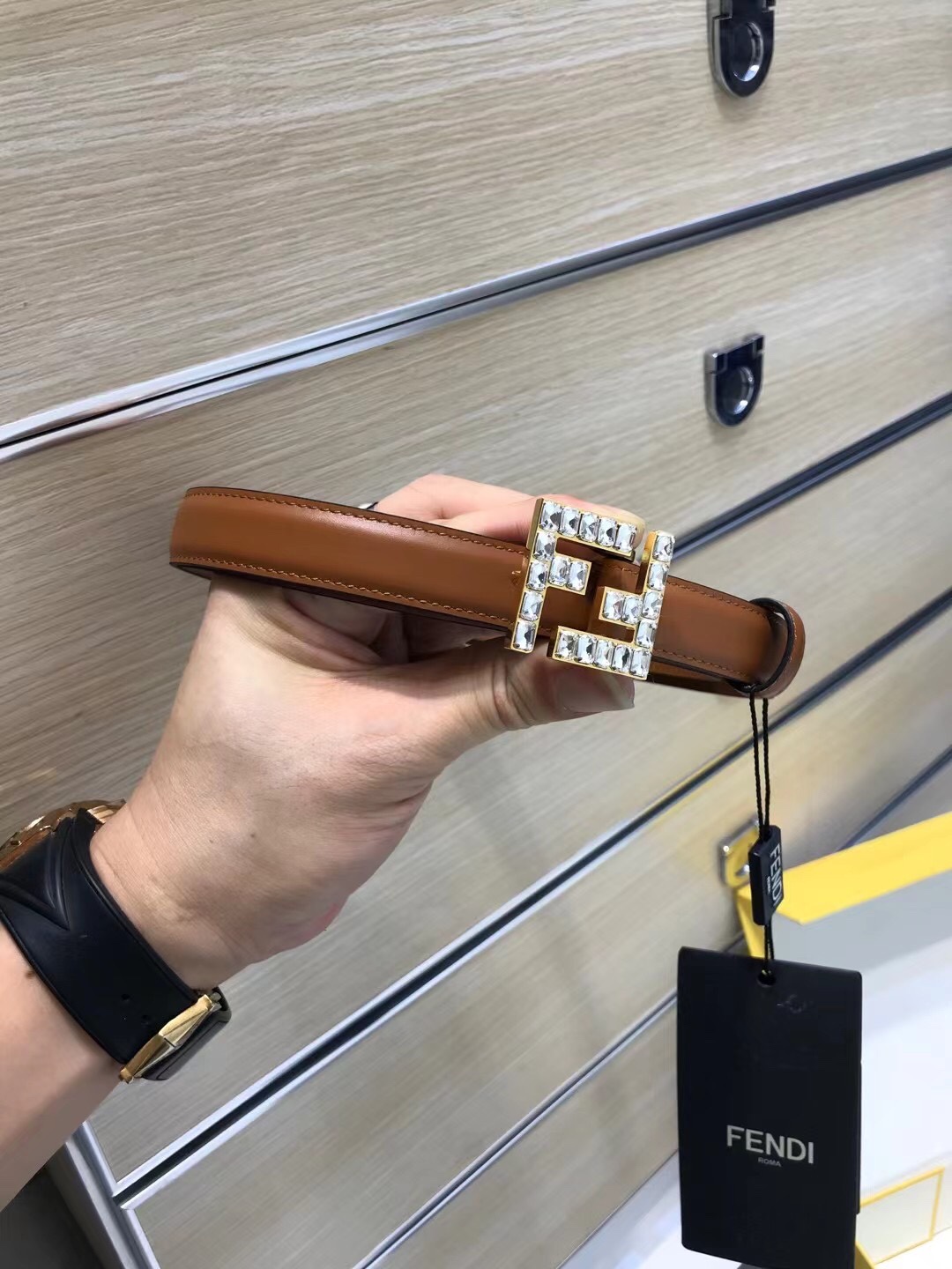 Female Basic Belt Top Grain Leather M