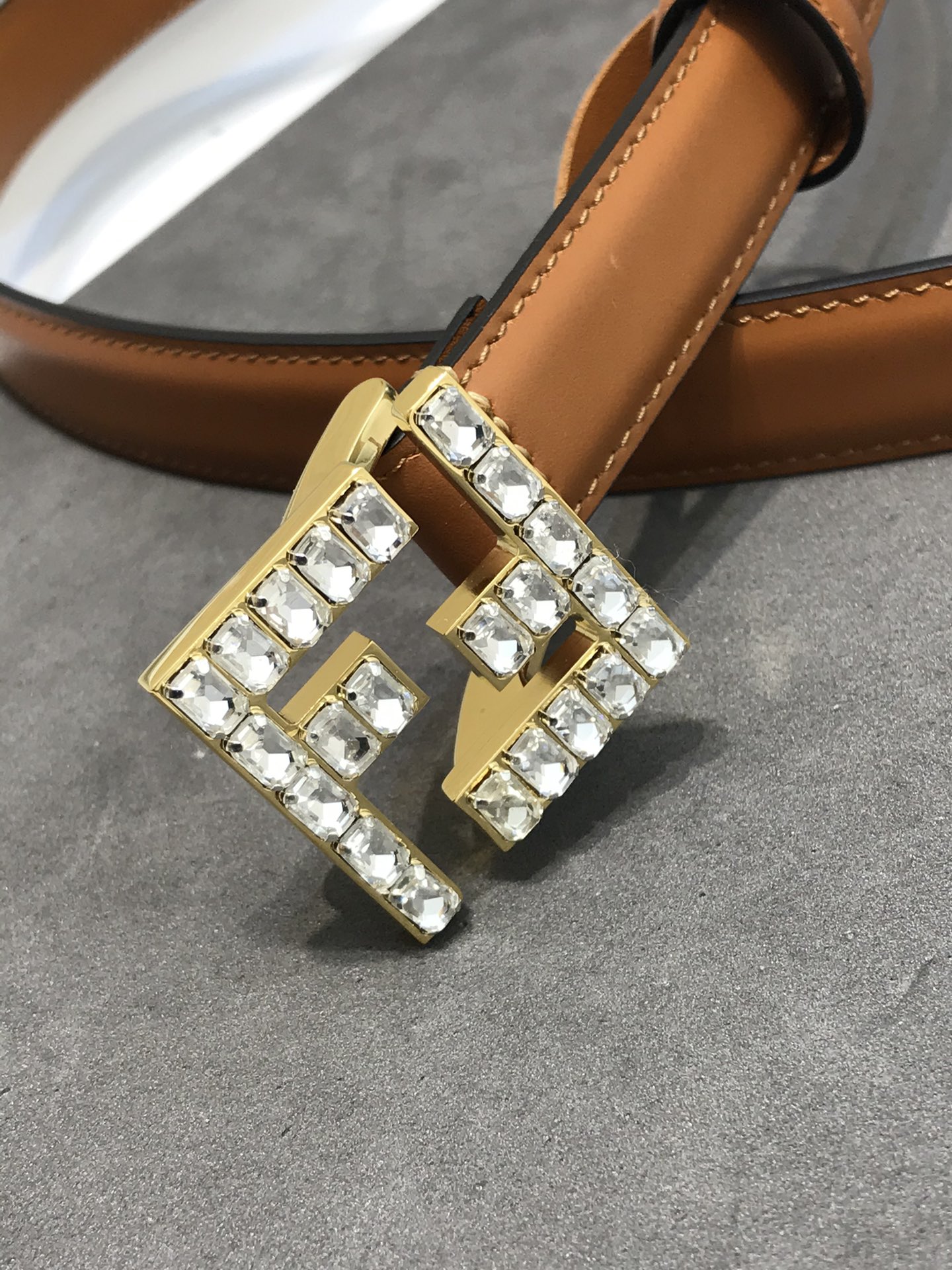 Female Basic Belt Top Grain Leather M