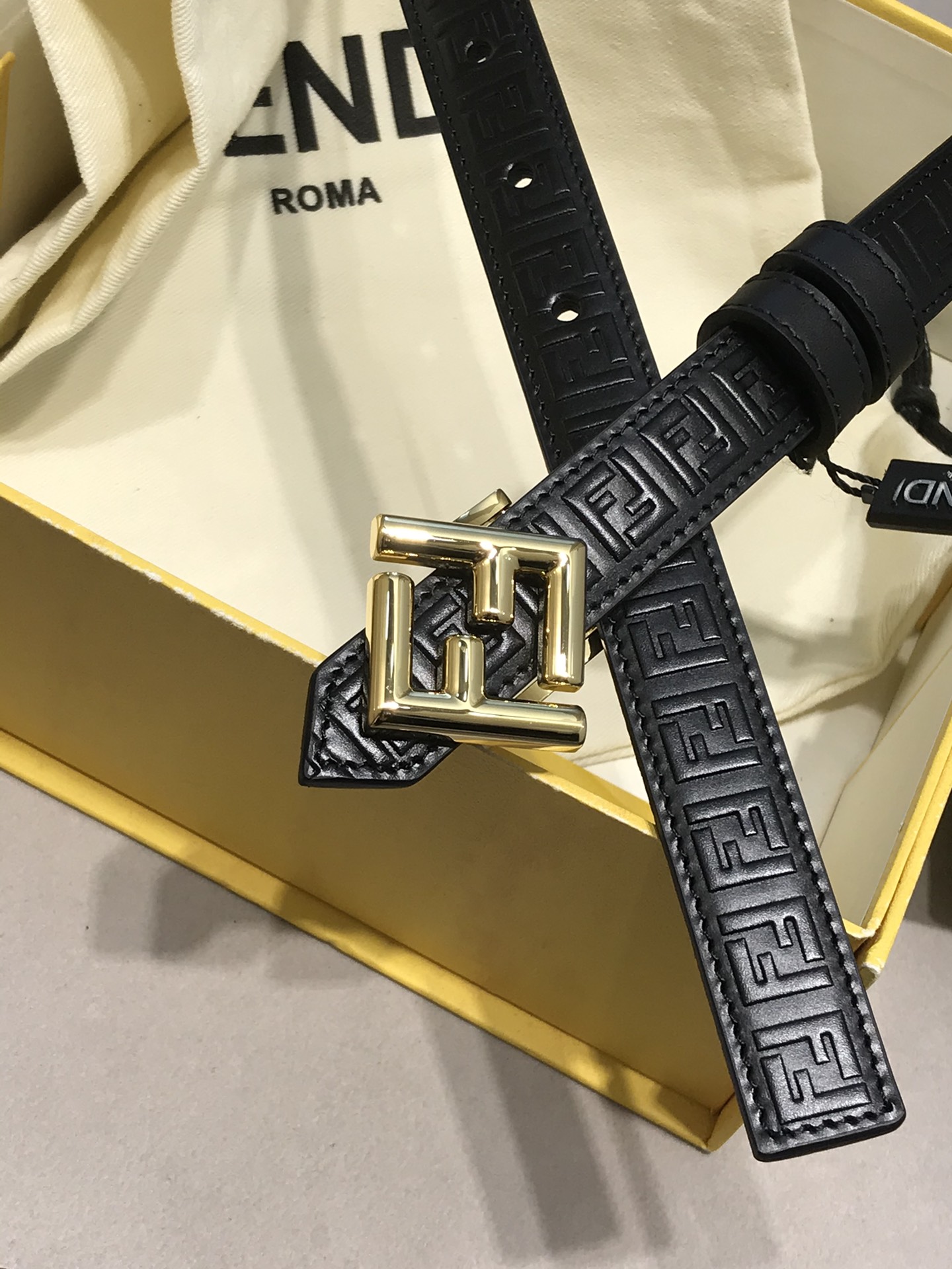 Female Basic Belt Top Grain Leather M