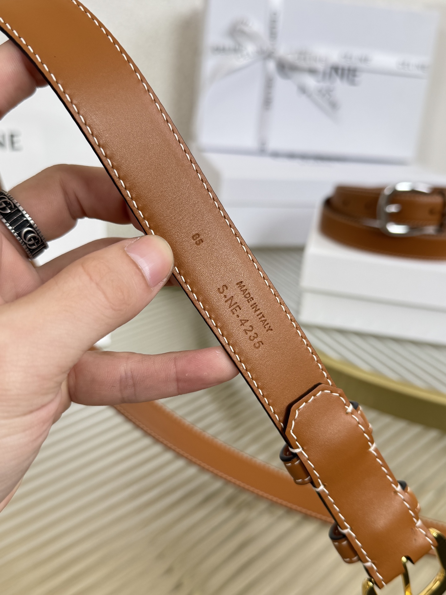 Celine Female Basic Belt Cow Leather M-l