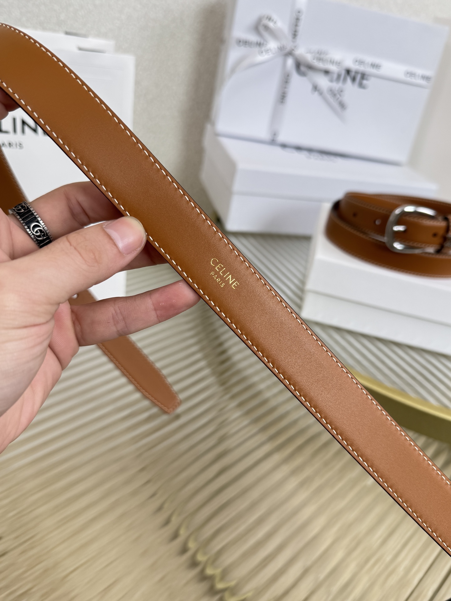 Celine Female Basic Belt Cow Leather M-l