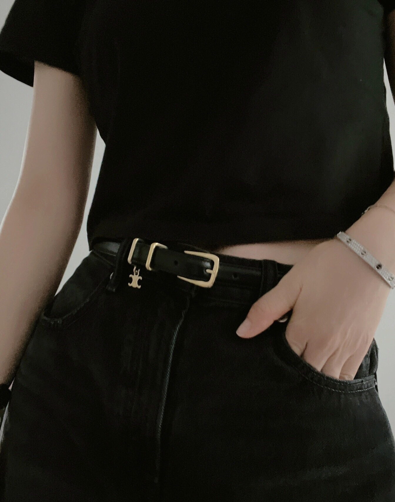 Celine Female Leather Belt M-l