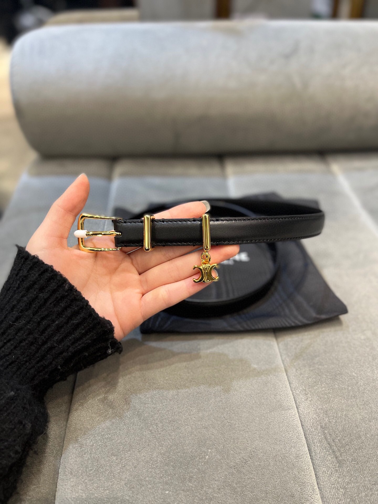 Celine Female Leather Belt M-l