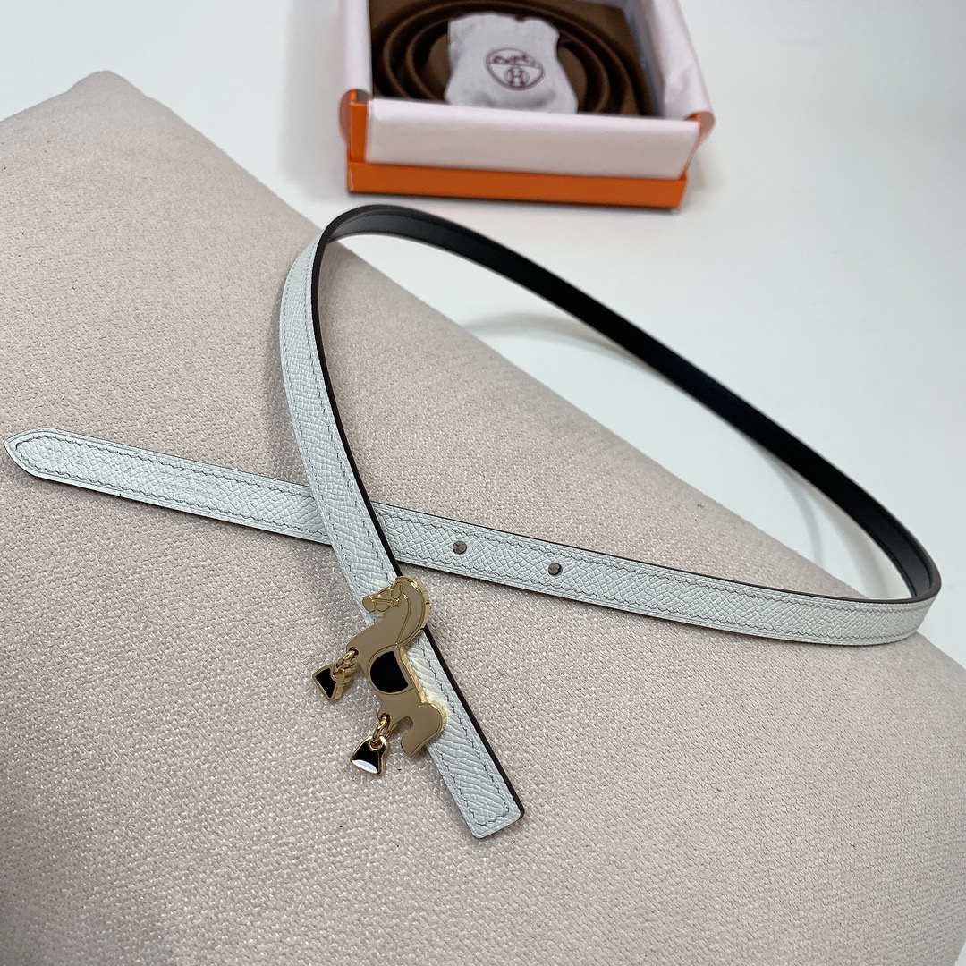 Hermès Female Basic Belt Cow Leather Black 13mm