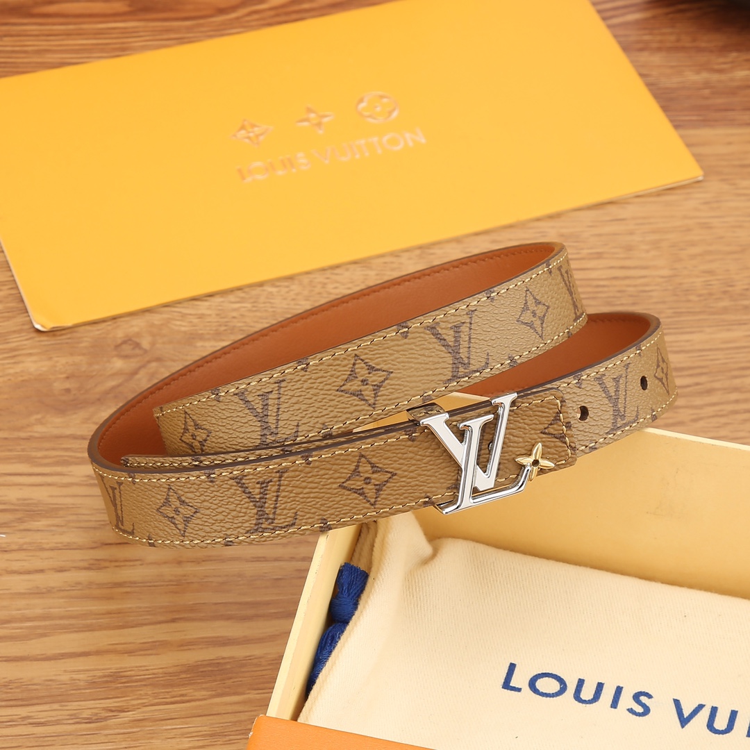 Louis Vuitton Female Basic Belt Cow Leather S-m