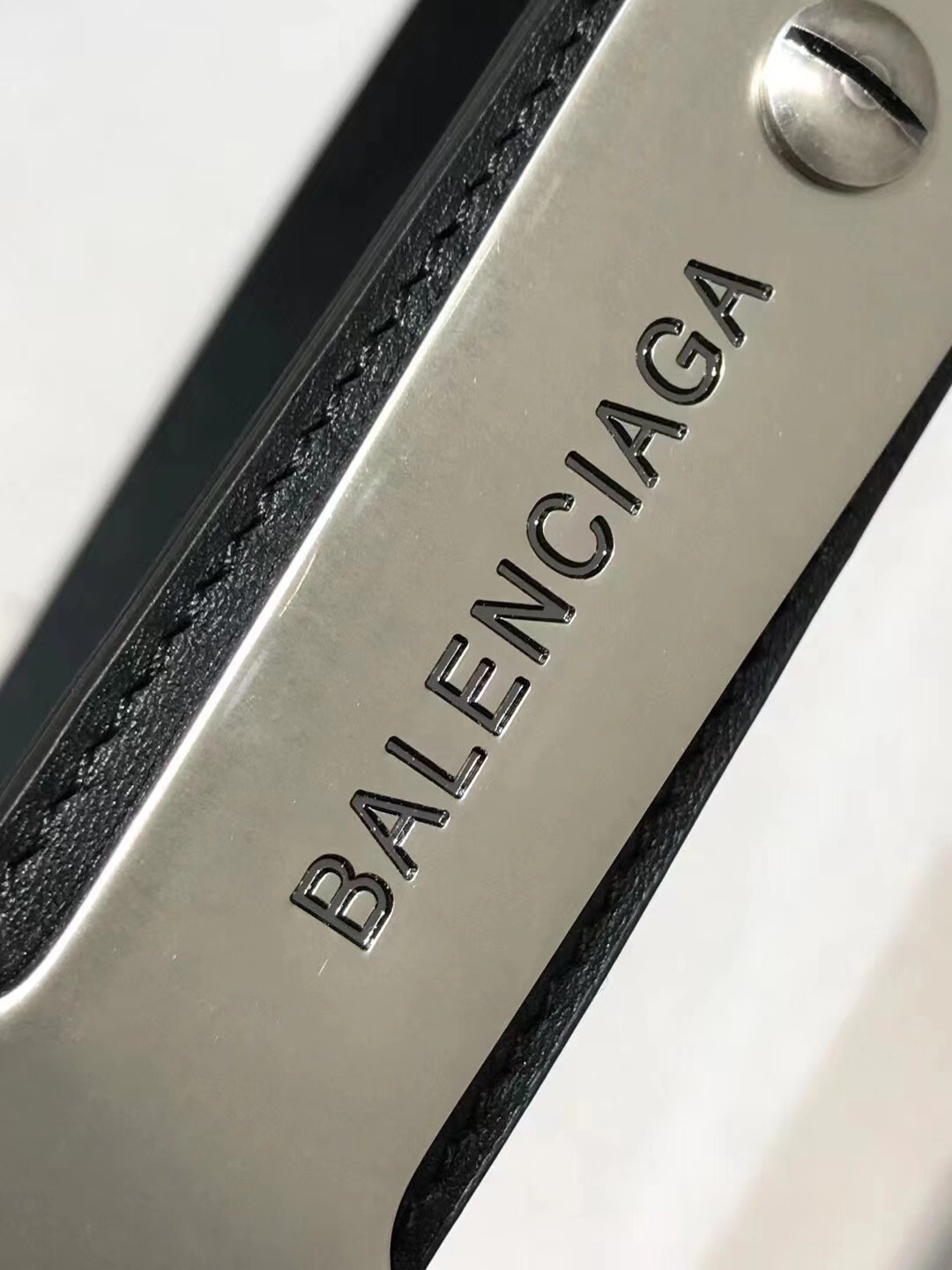 Balenciaga Female Basic Belt Black 30mm-l
