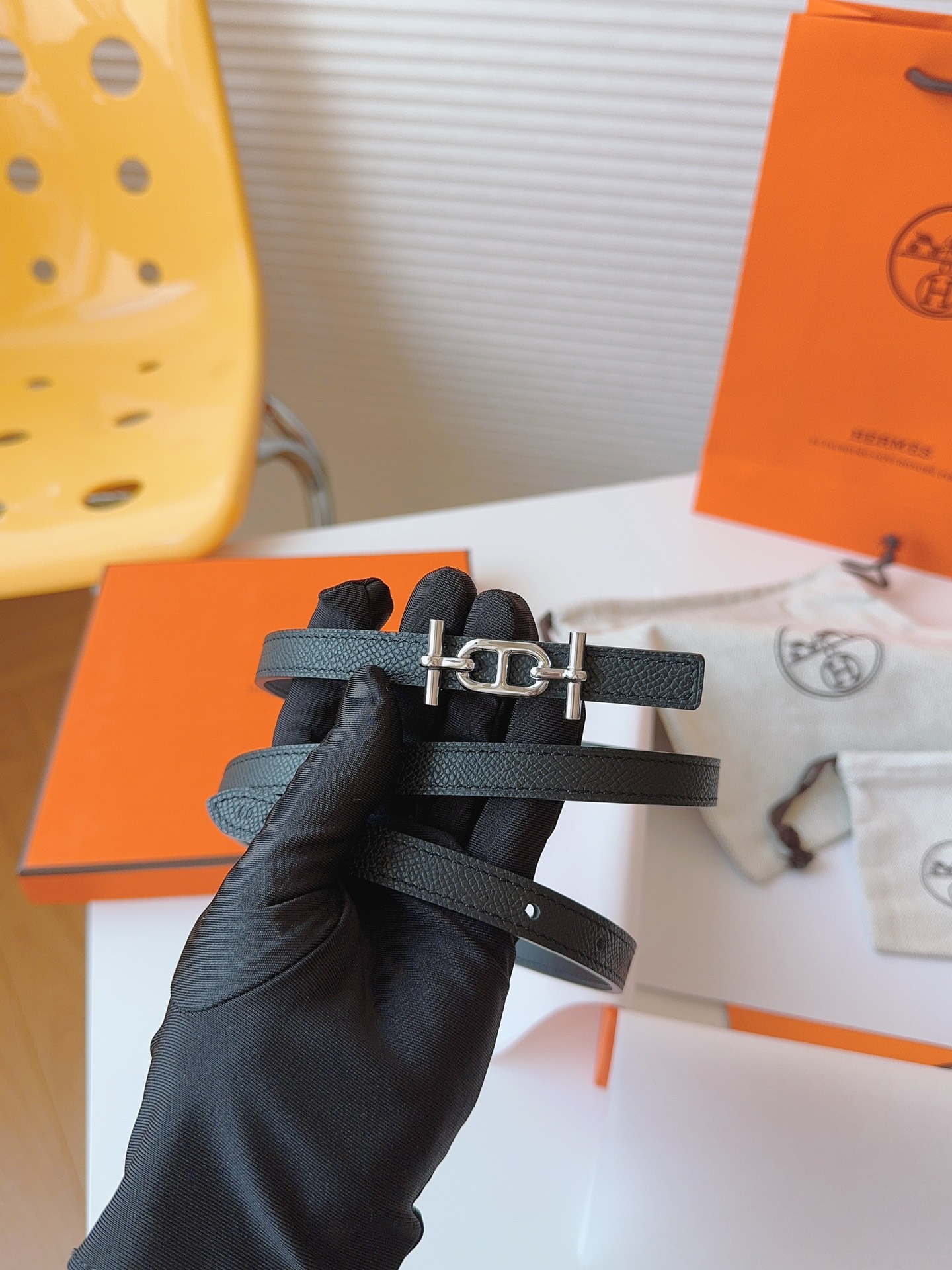 Hermès Female Basic Belt Cow Leather S-m