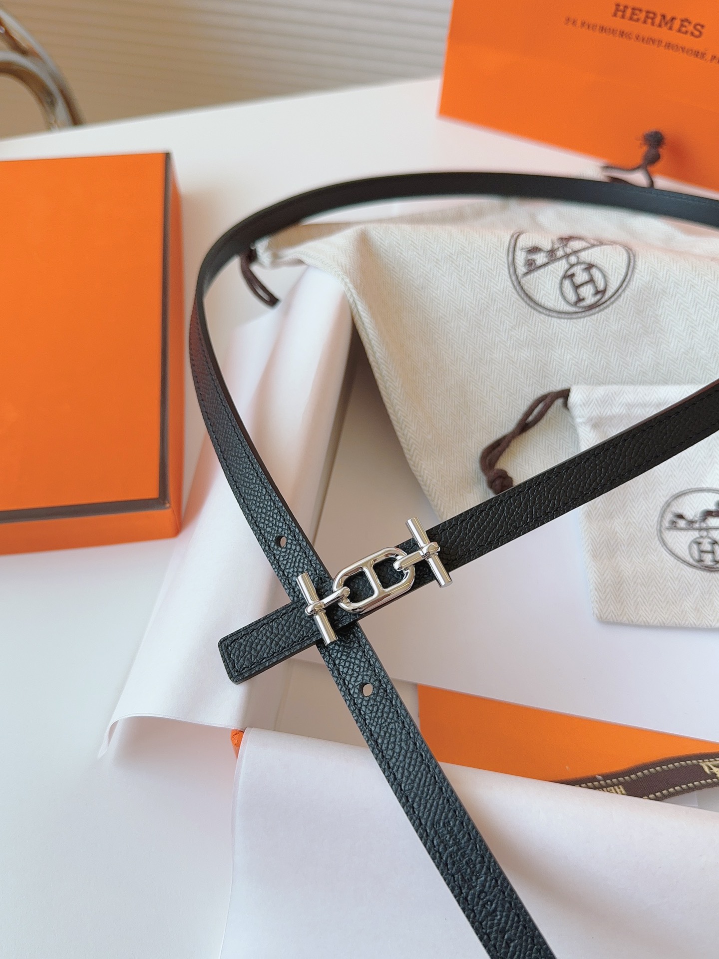 Hermès Female Basic Belt Cow Leather S-m