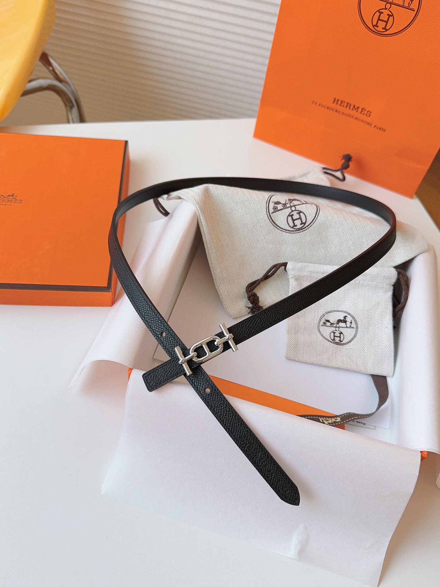 Hermès Female Basic Belt Cow Leather S-m