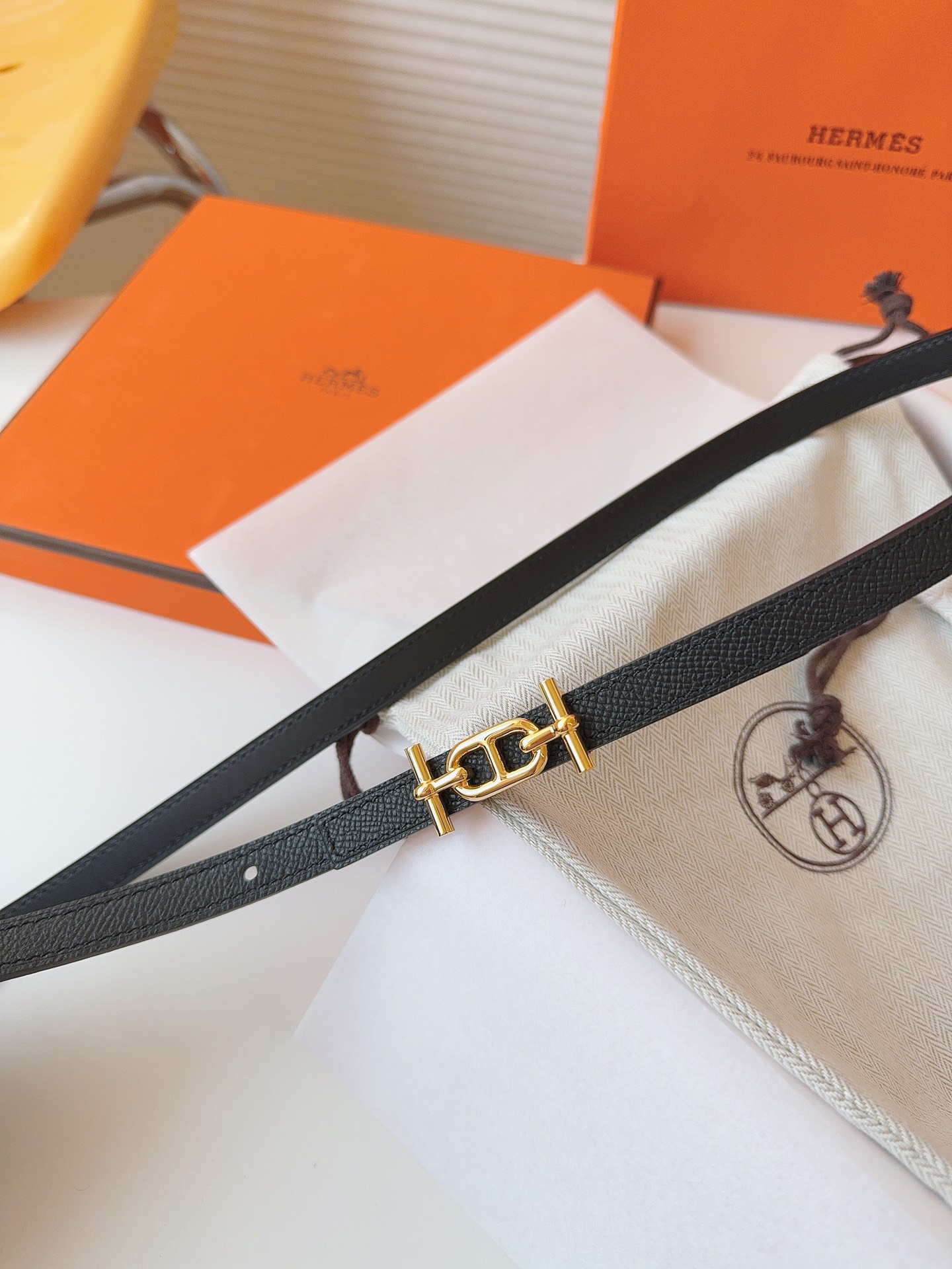 Hermès Female Basic Belt Cow Leather S-m