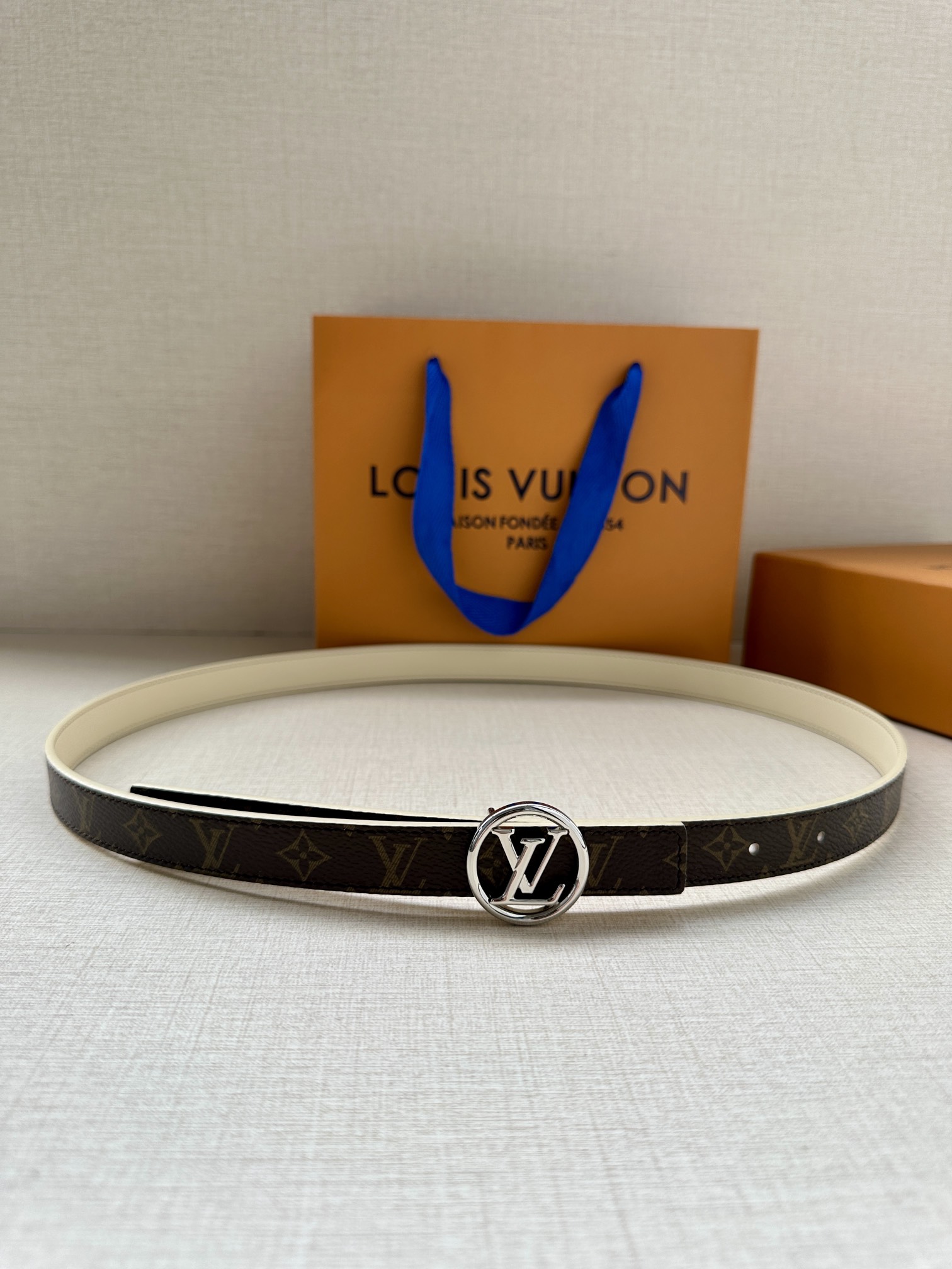 Louis Vuitton Female Basic Belt Cow Leather S-m-l