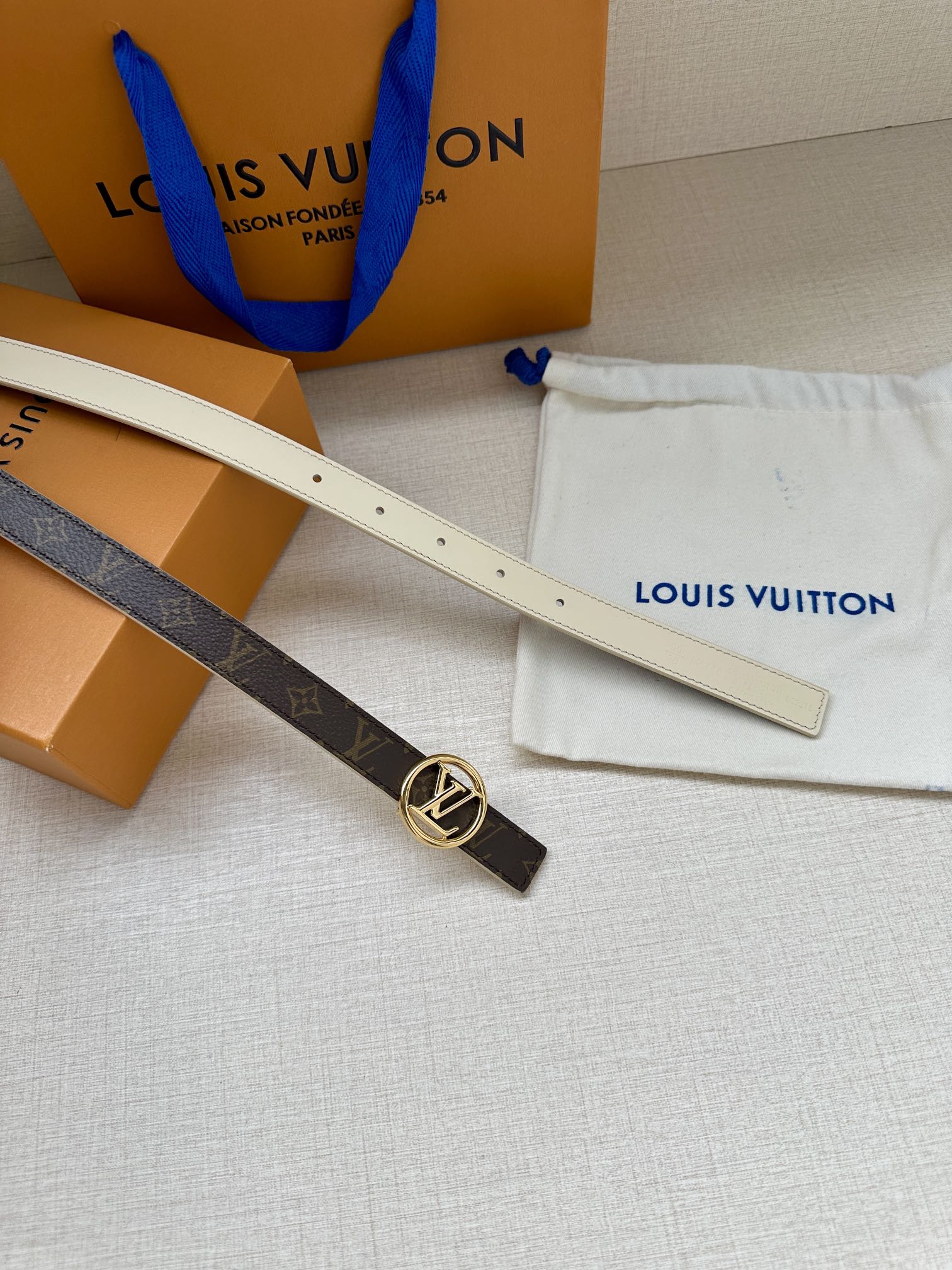 Louis Vuitton Female Basic Belt Cow Leather S-m-l